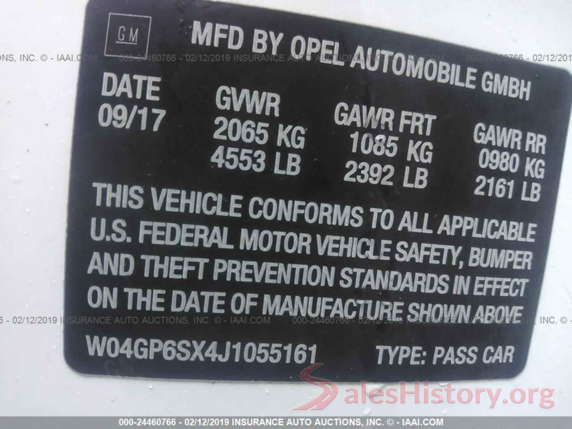 W04GP6SX4J1055161 2018 BUICK REGAL