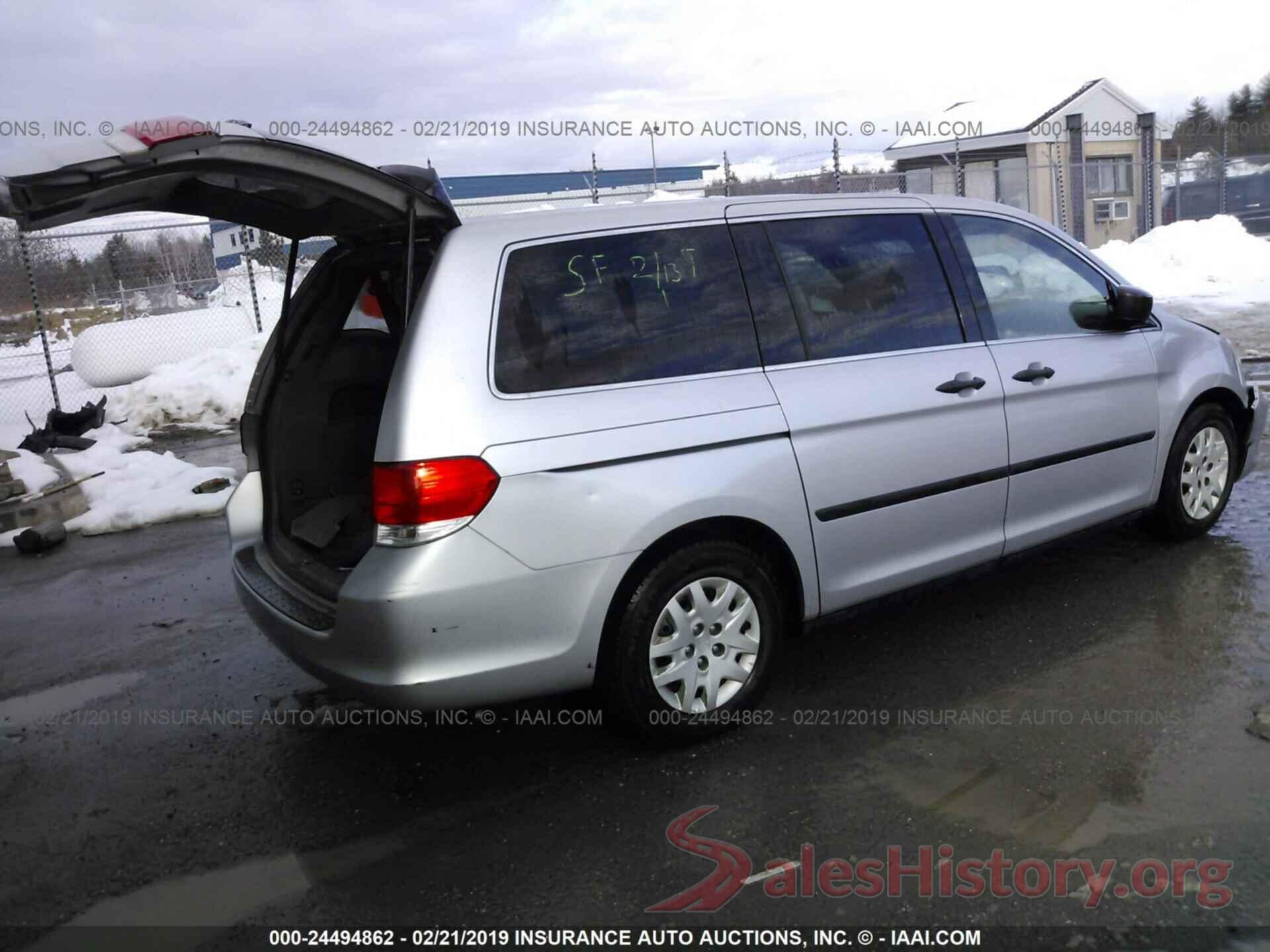 5FNRL3H21AB008696 2010 HONDA ODYSSEY