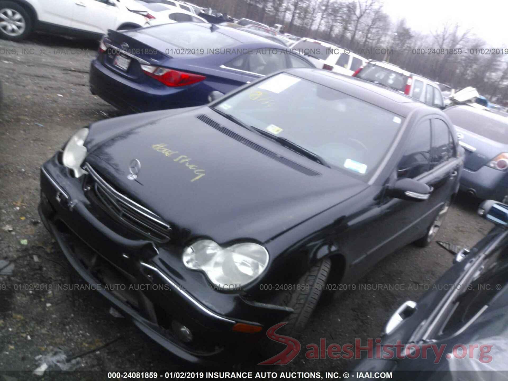 WDBRF52H37F926906 2007 MERCEDES-BENZ C