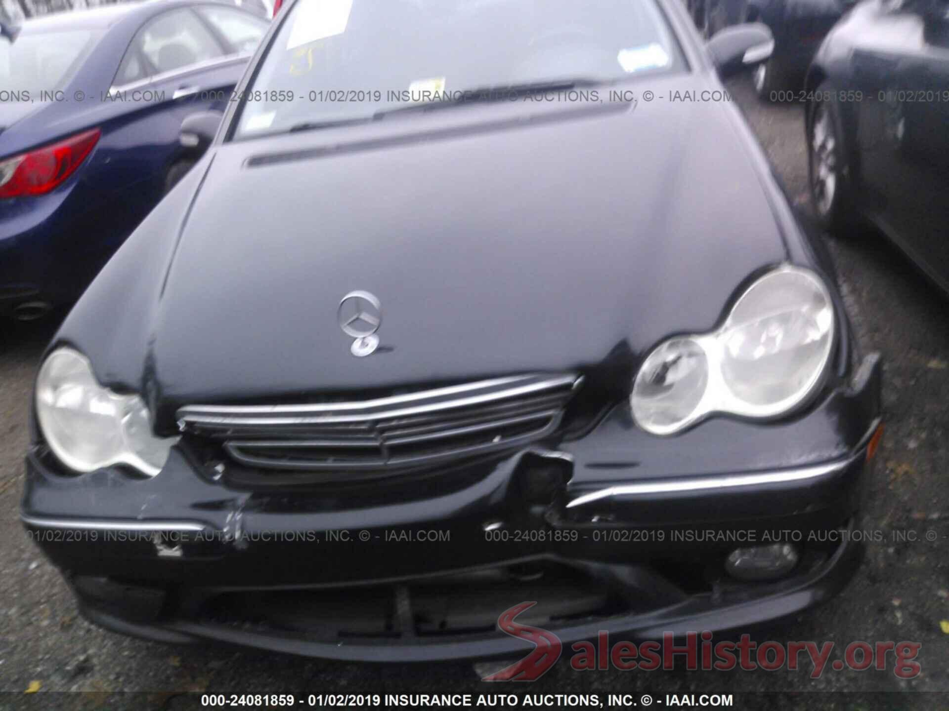 WDBRF52H37F926906 2007 MERCEDES-BENZ C