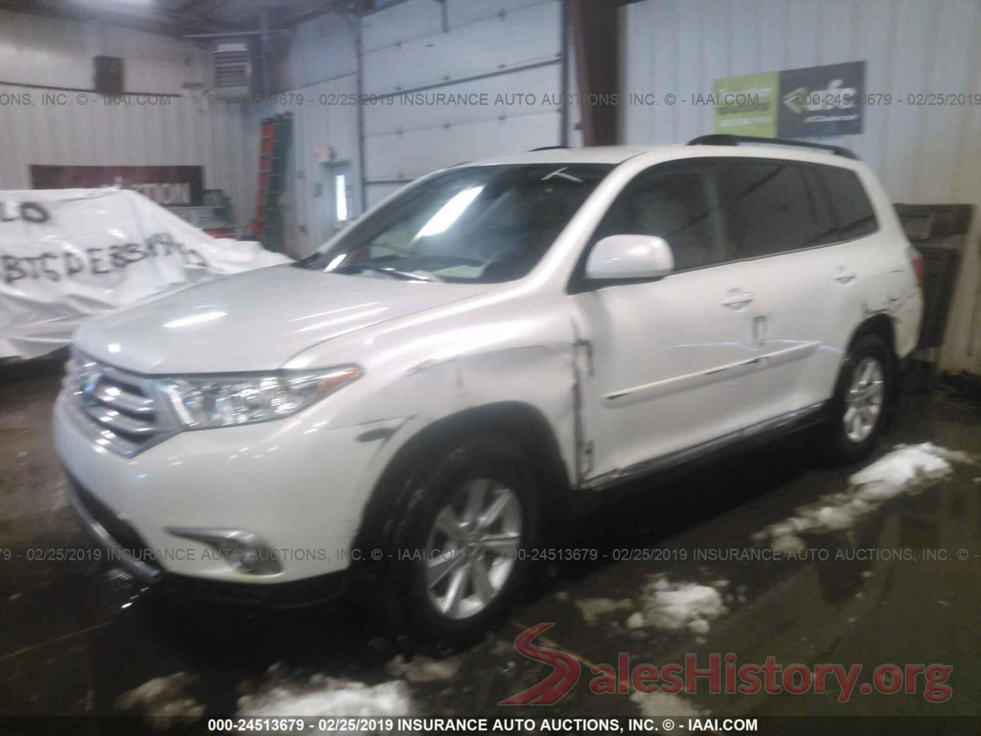 5TDBK3EH1CS116750 2012 TOYOTA HIGHLANDER