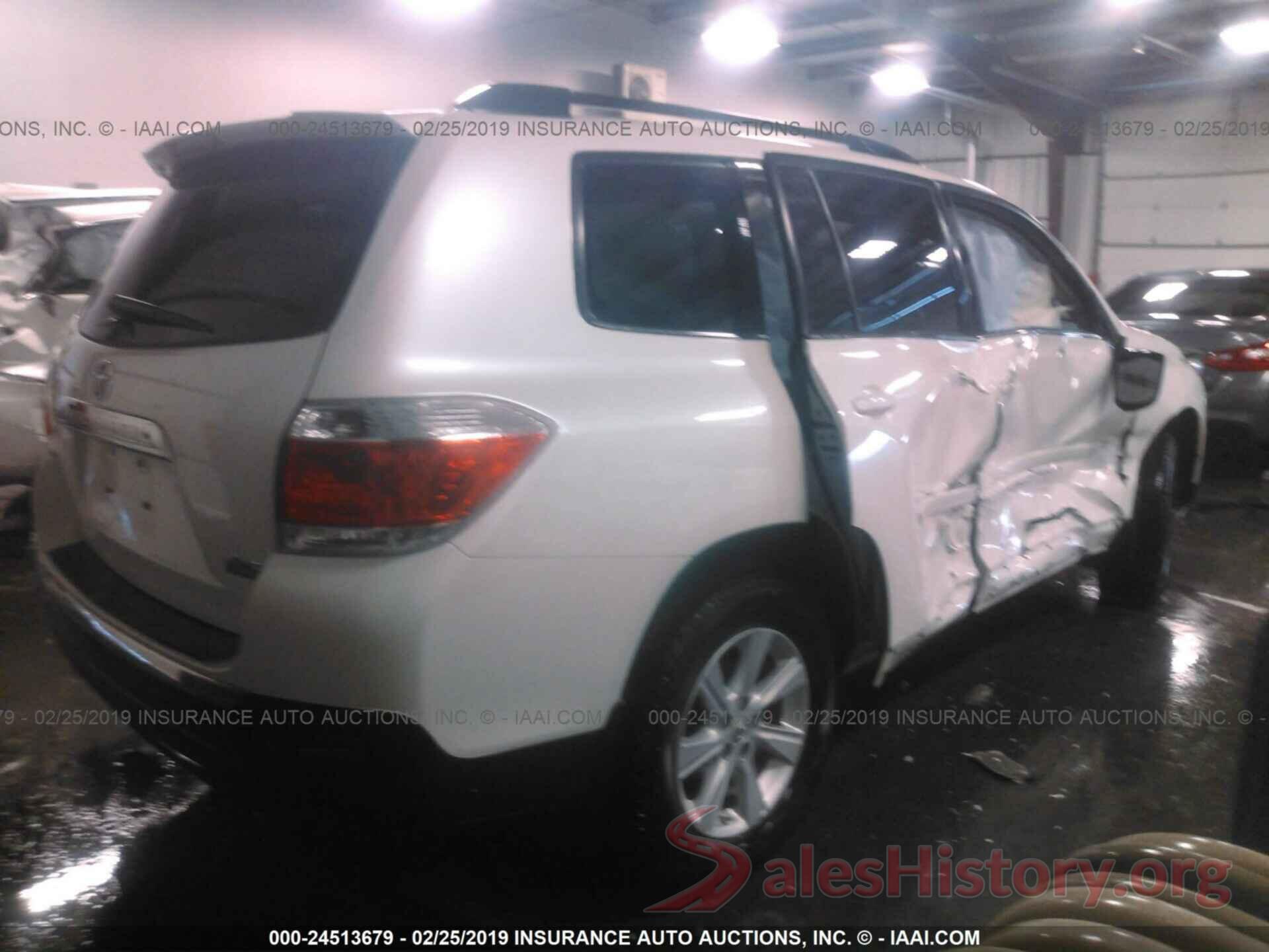 5TDBK3EH1CS116750 2012 TOYOTA HIGHLANDER