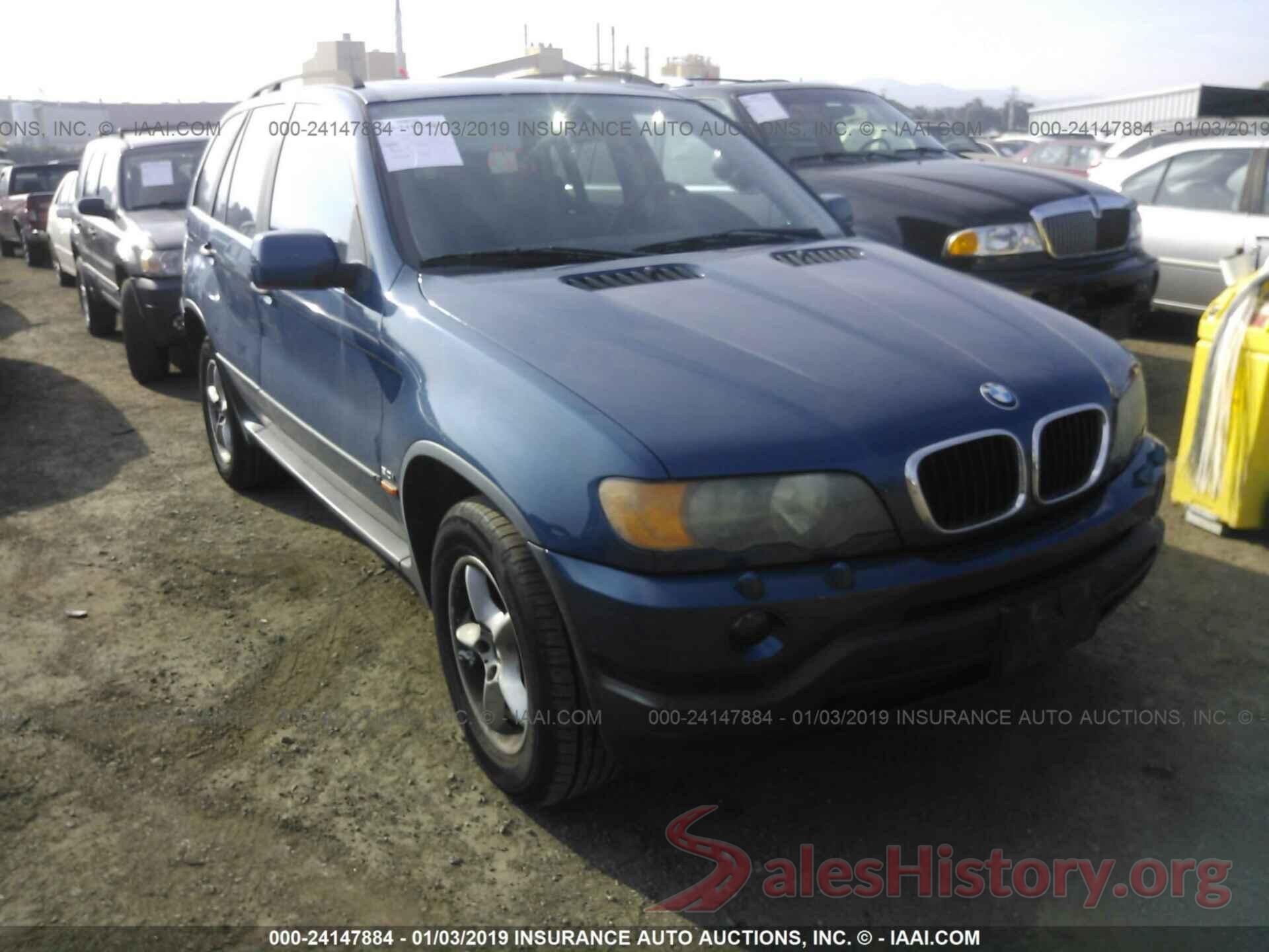 WBAFA53501LP23078 2001 BMW X5