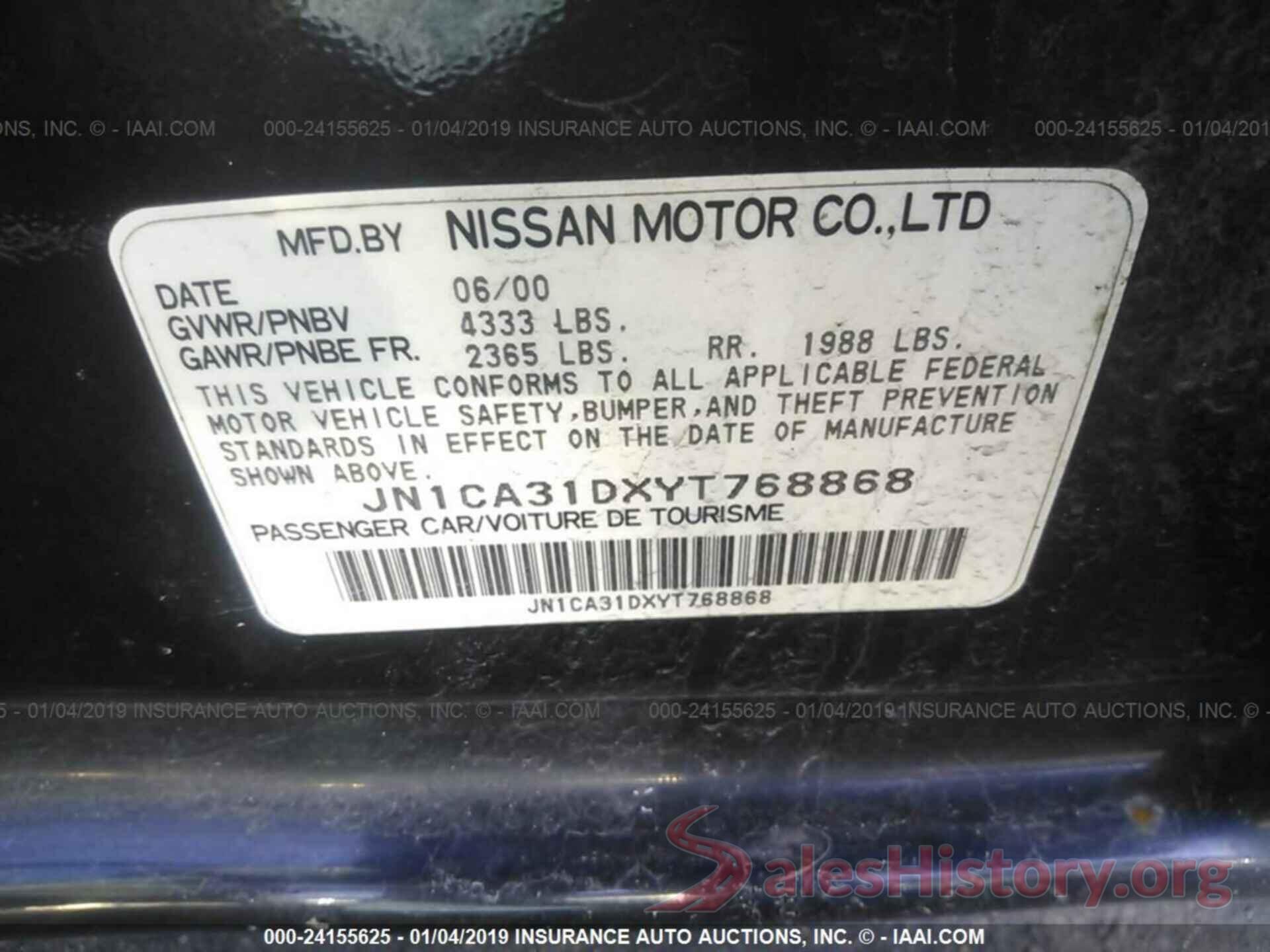 5N1AN0NW5BC516113 2011 NISSAN XTERRA