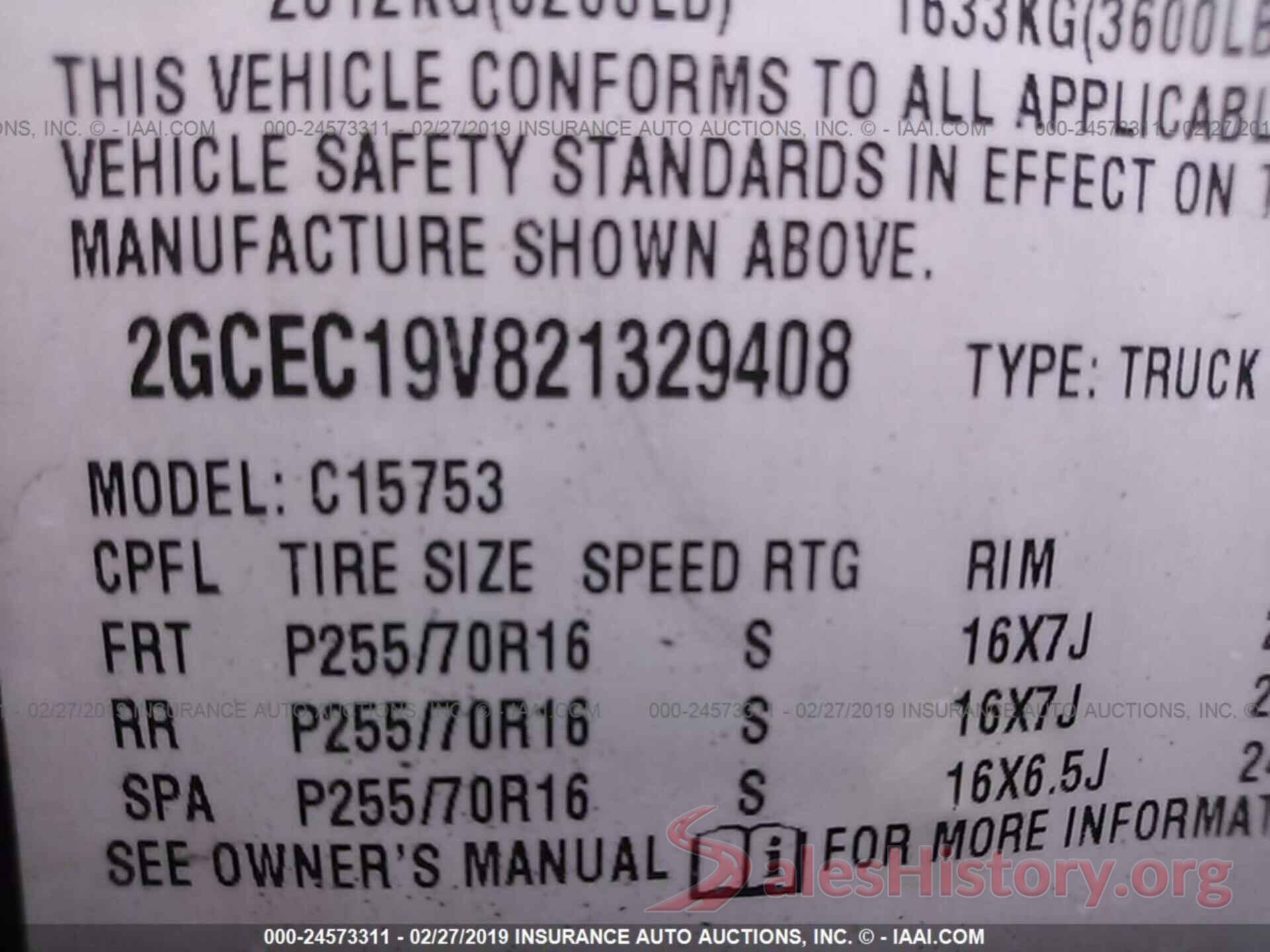 2GCEC19V821329408 2002 CHEVROLET SILVERADO