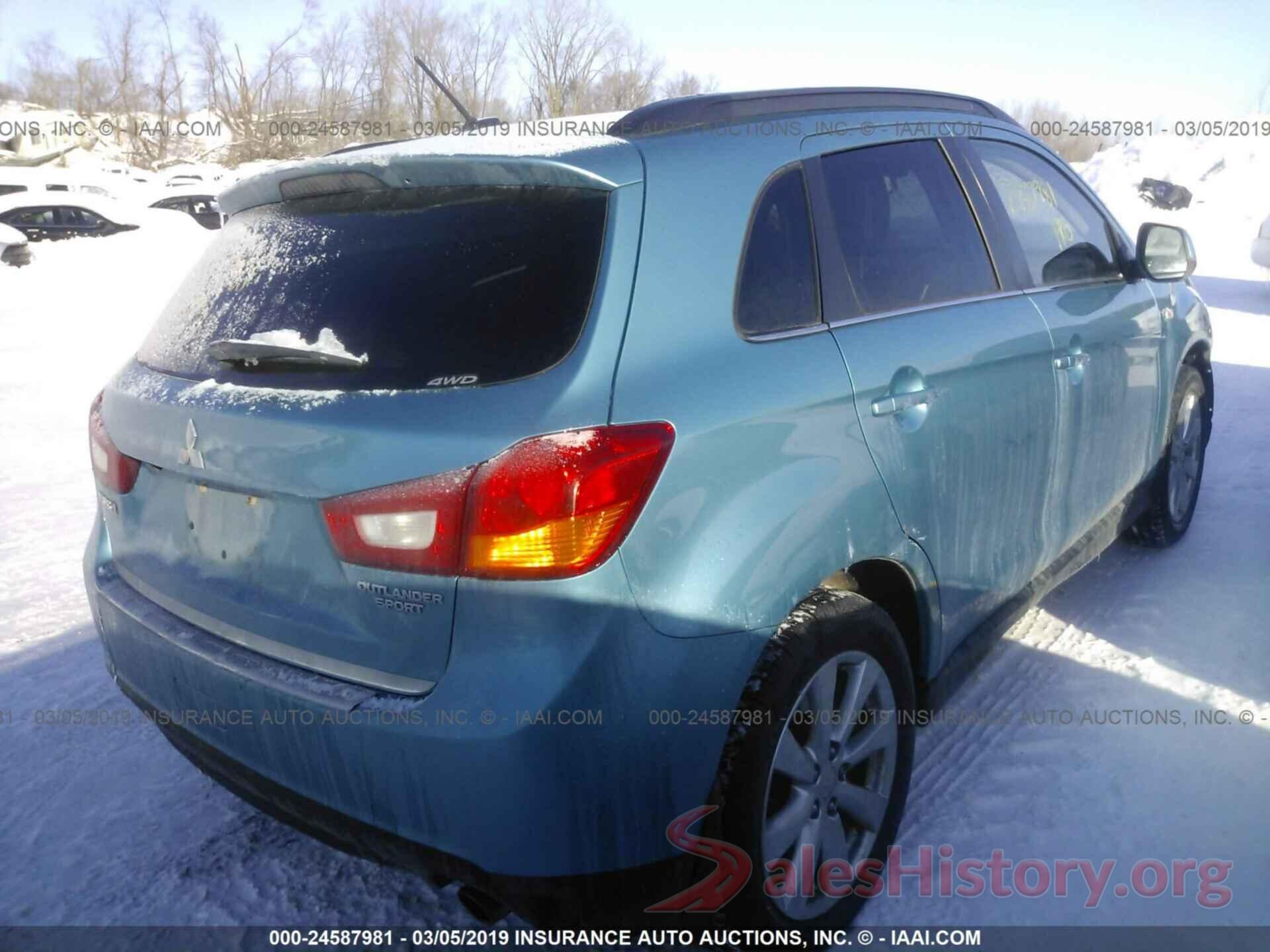 4A4AR4AU5DE008101 2013 MITSUBISHI OUTLANDER SPORT