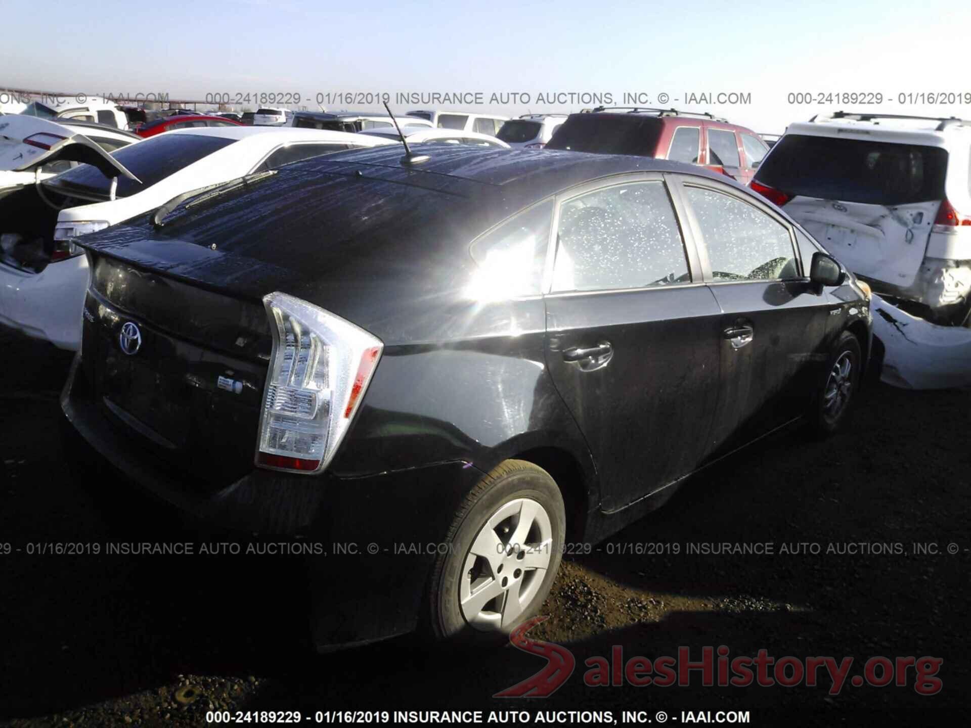 JTDKN3DU1A0106287 2010 TOYOTA PRIUS