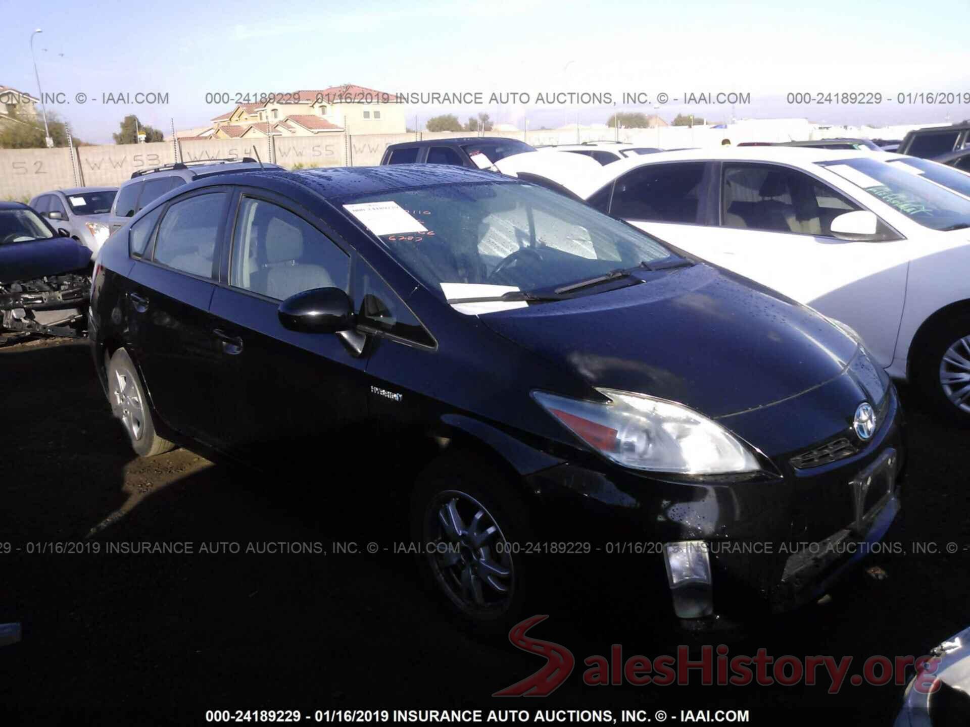 JTDKN3DU1A0106287 2010 TOYOTA PRIUS