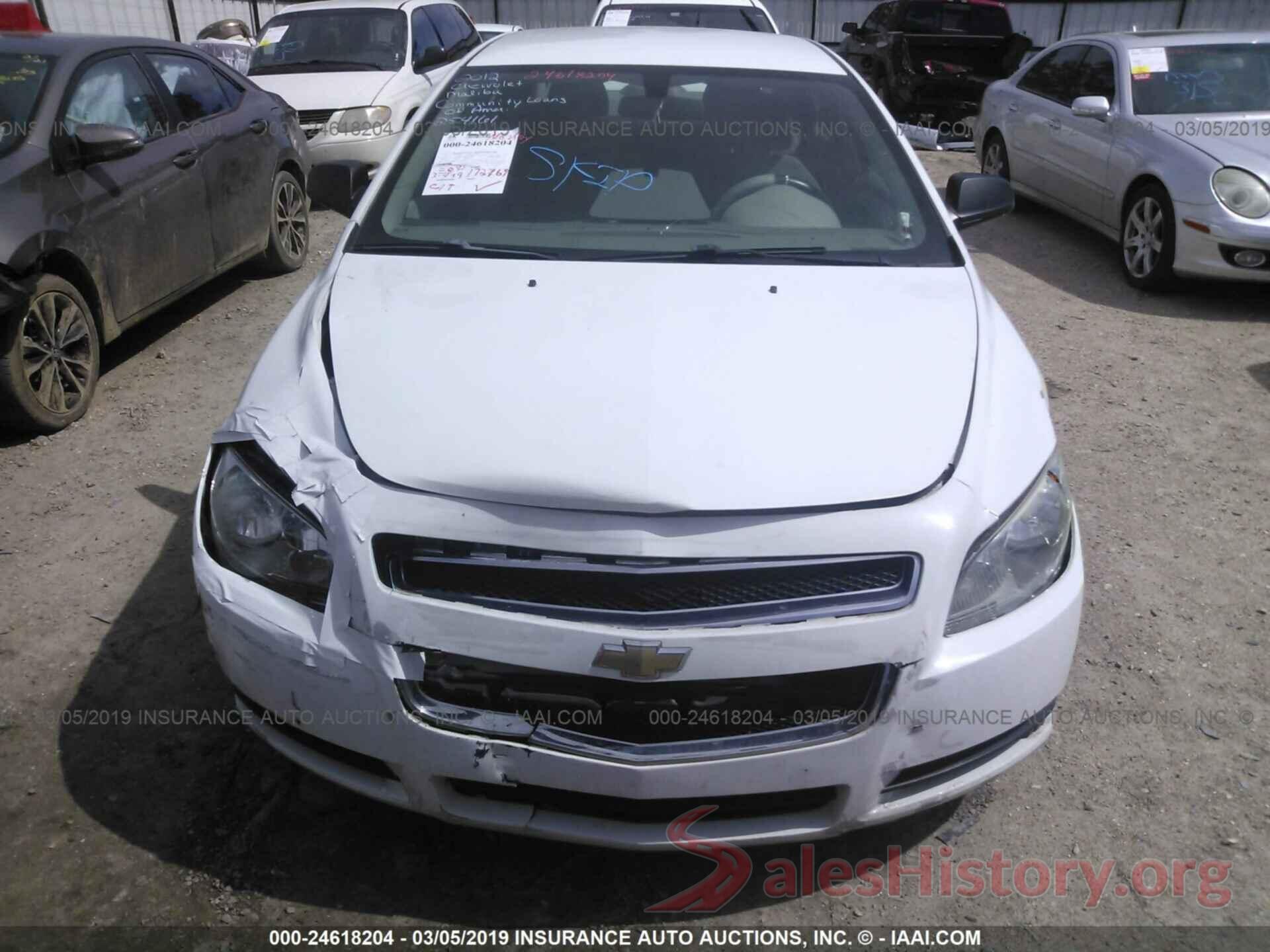 1G1ZA5EUXCF254161 2012 CHEVROLET MALIBU