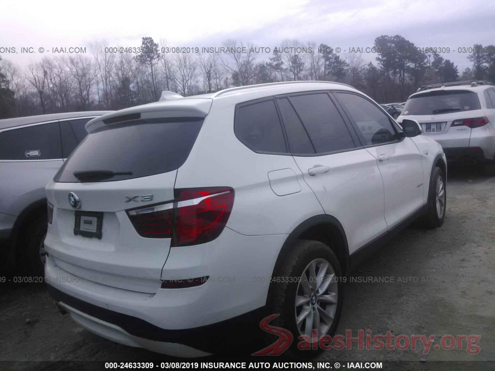 5UXWX9C50H0T06305 2017 BMW X3