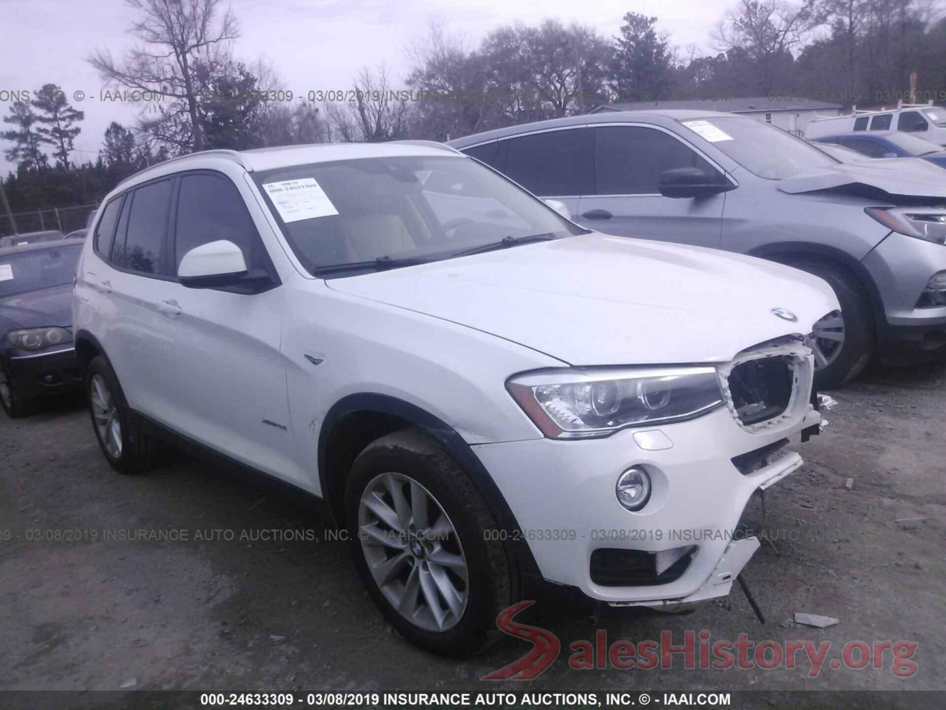 5UXWX9C50H0T06305 2017 BMW X3