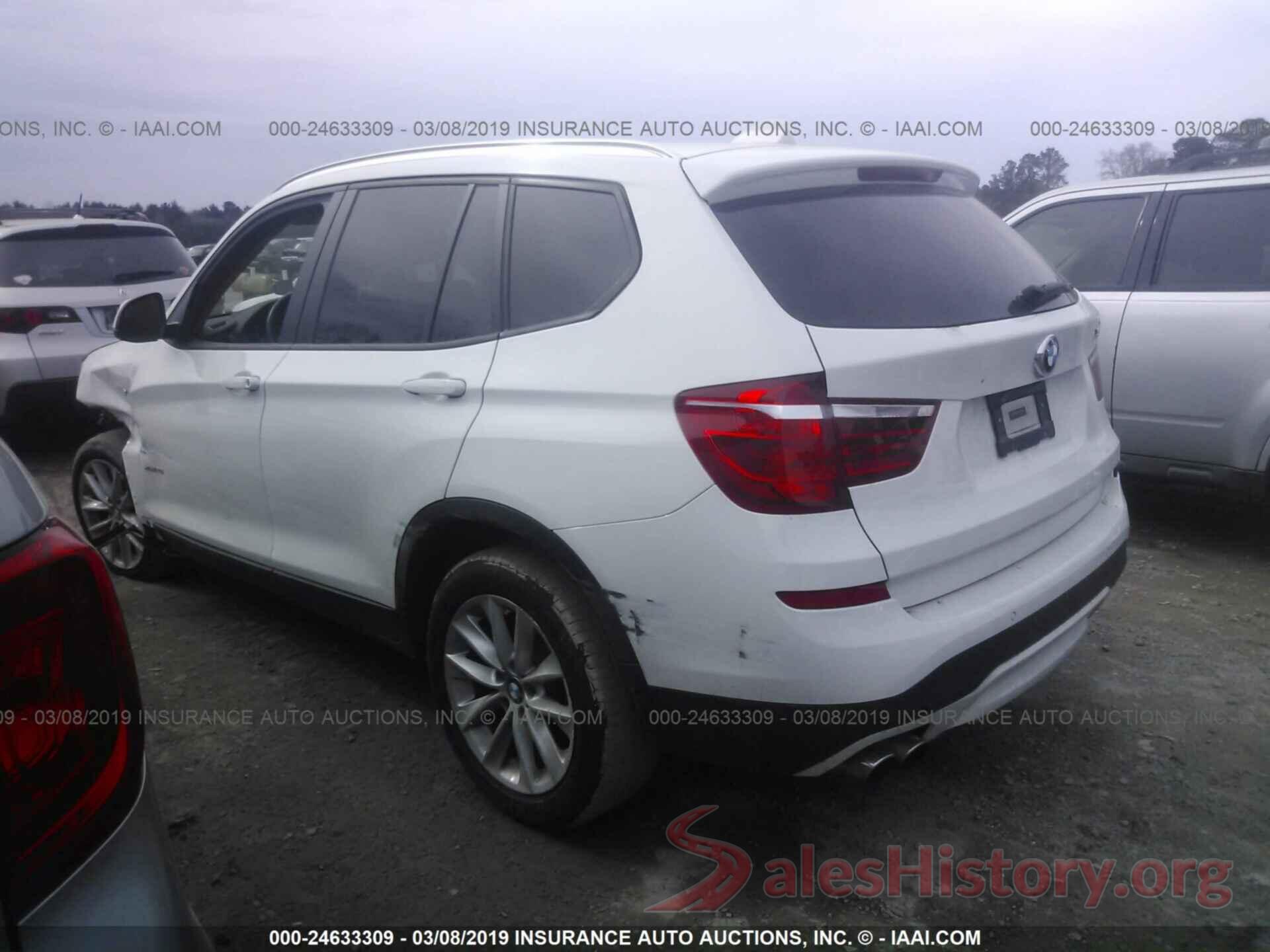 5UXWX9C50H0T06305 2017 BMW X3