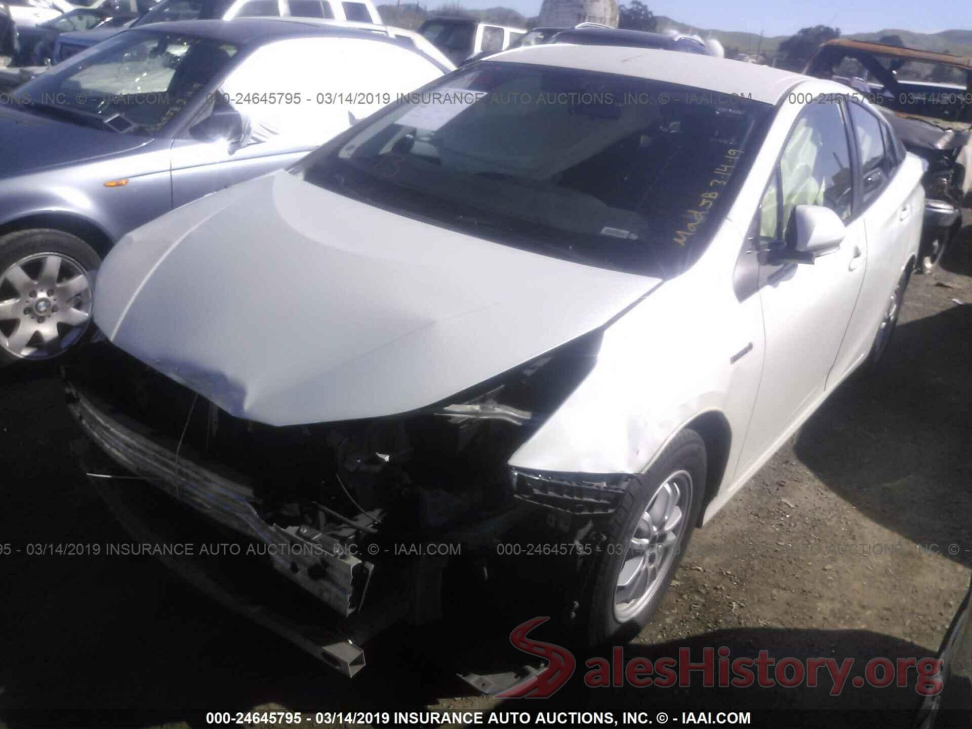 JTDKBRFU3G3523684 2016 TOYOTA PRIUS