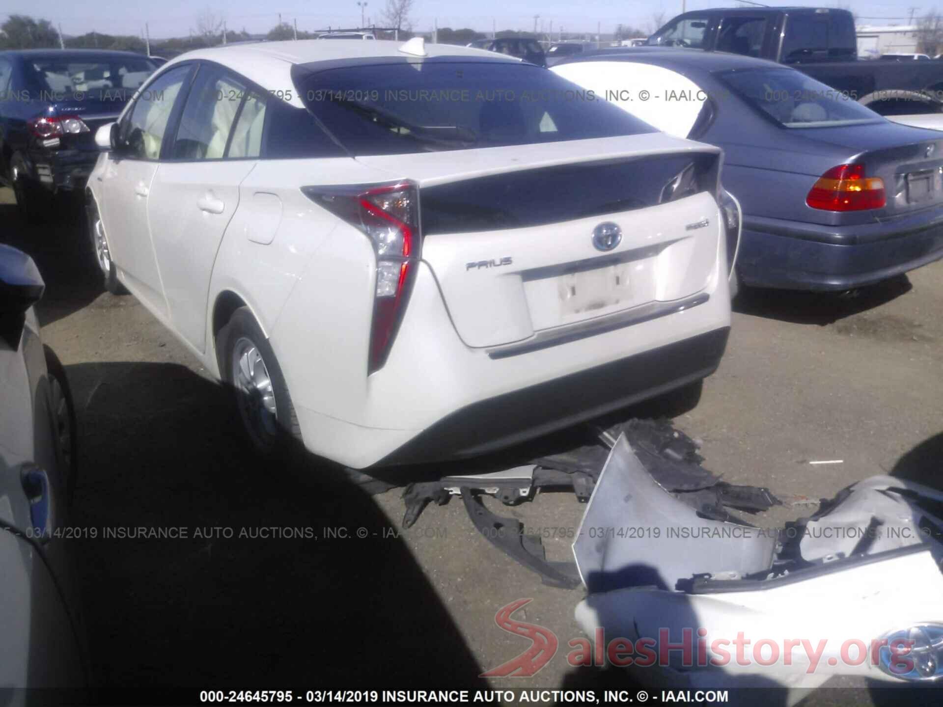 JTDKBRFU3G3523684 2016 TOYOTA PRIUS