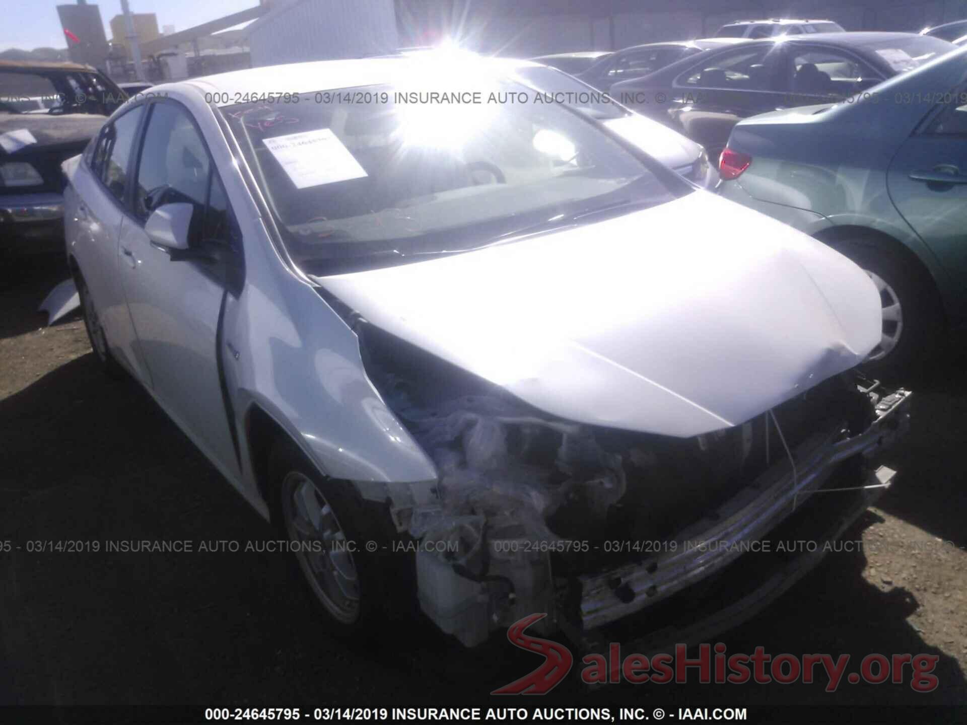 JTDKBRFU3G3523684 2016 TOYOTA PRIUS