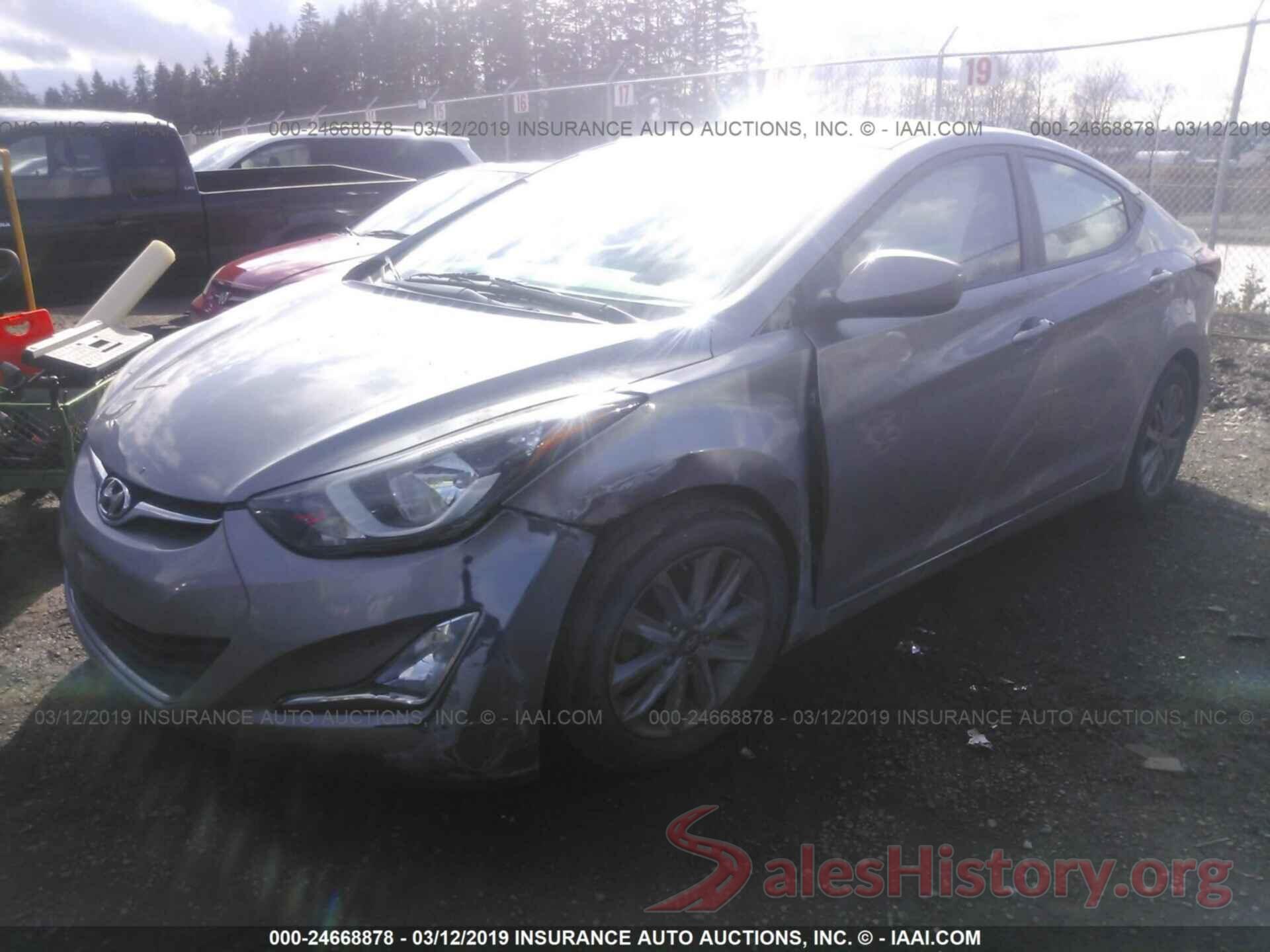 KMHDH4AE7EU158052 2014 HYUNDAI ELANTRA