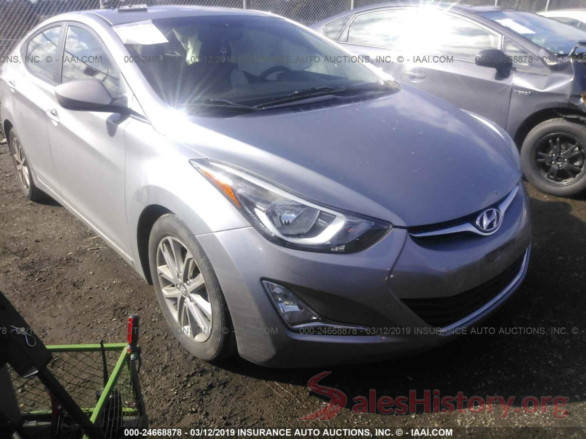 KMHDH4AE7EU158052 2014 HYUNDAI ELANTRA