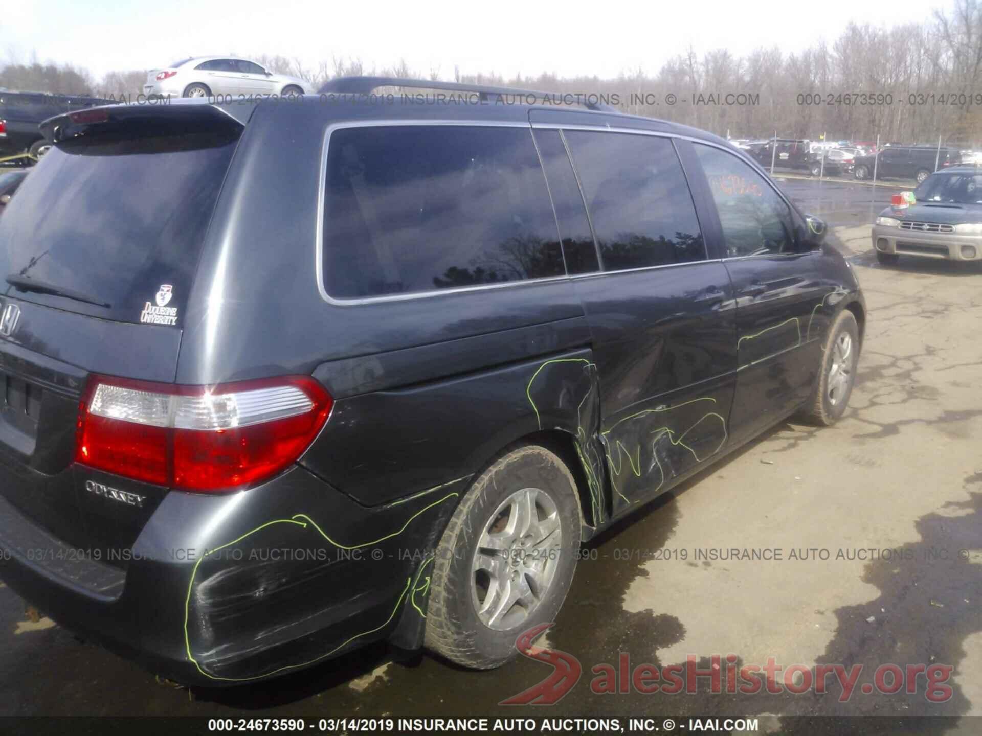 5FNRL38775B006744 2005 HONDA ODYSSEY