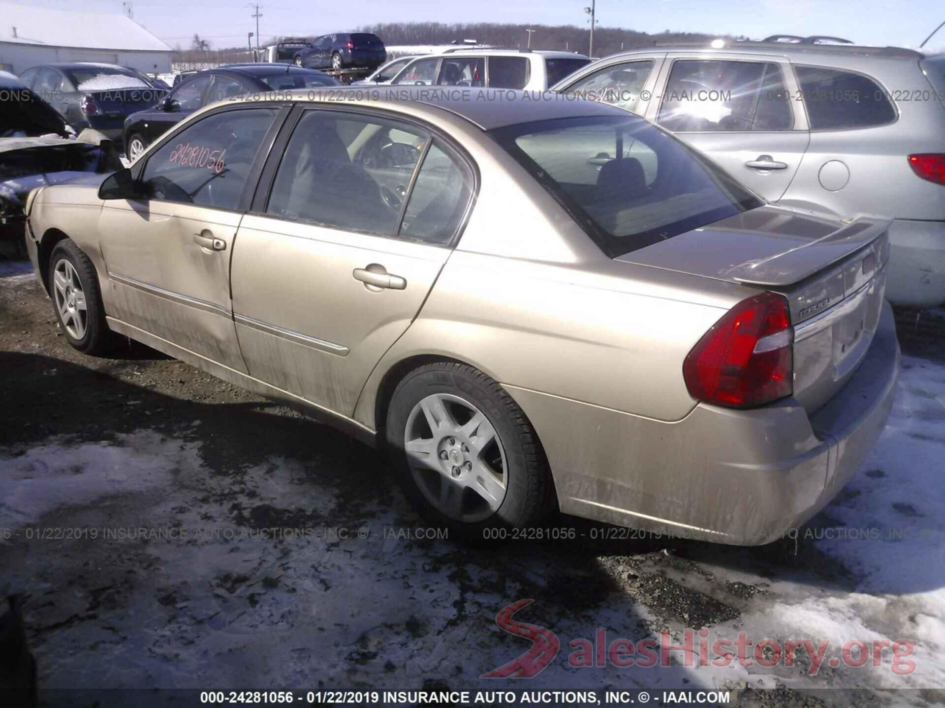 1G1ZT538X6F225005 2006 CHEVROLET MALIBU