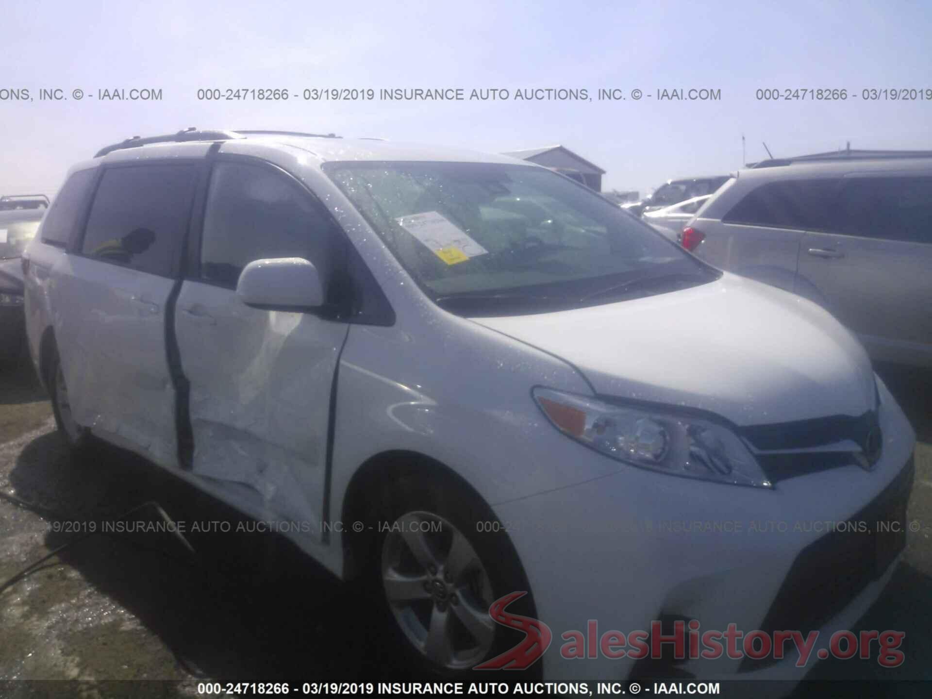 5TDKZ3DC7KS990133 2019 TOYOTA SIENNA