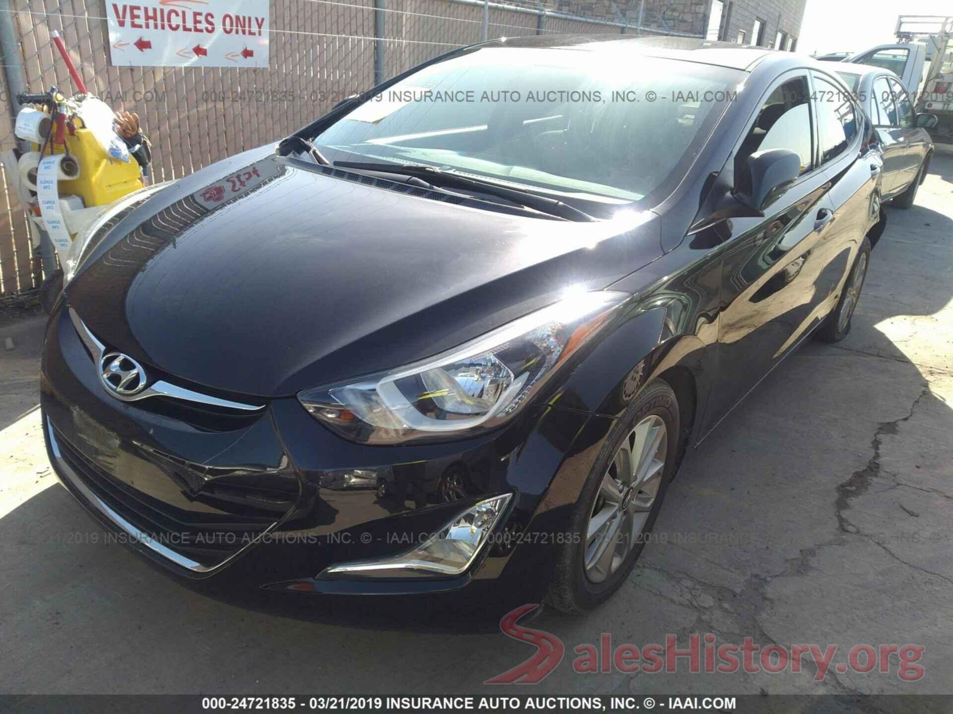 5NPDH4AEXFH614481 2015 HYUNDAI ELANTRA