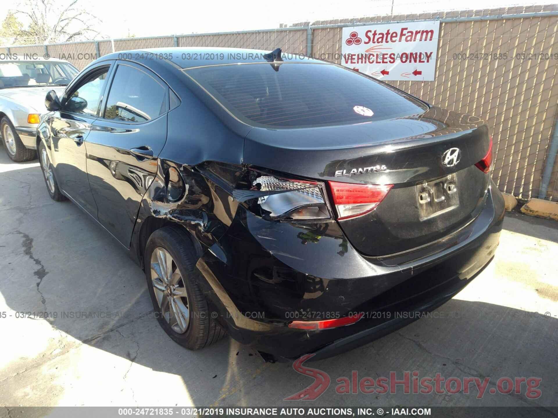 5NPDH4AEXFH614481 2015 HYUNDAI ELANTRA