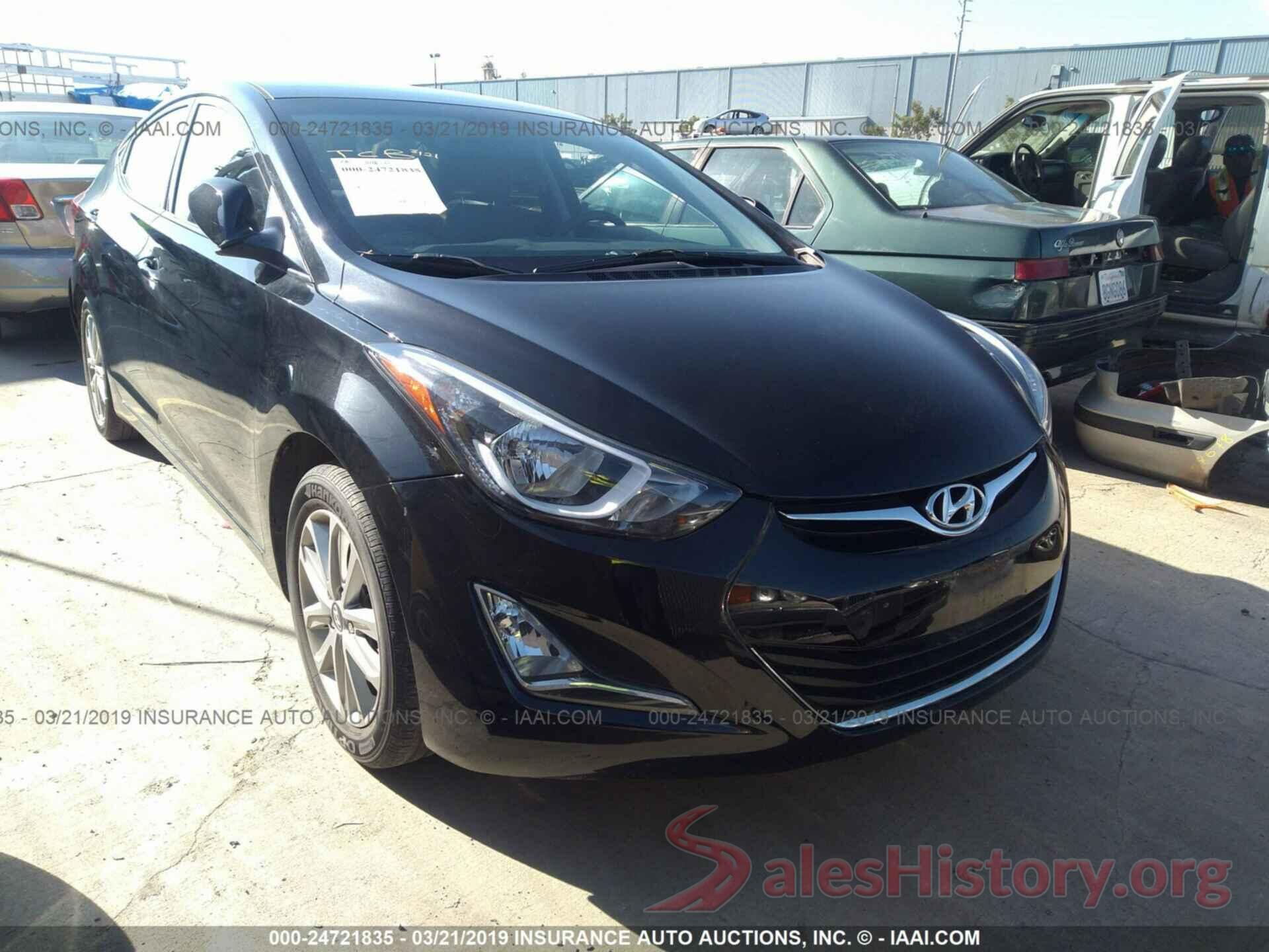 5NPDH4AEXFH614481 2015 HYUNDAI ELANTRA