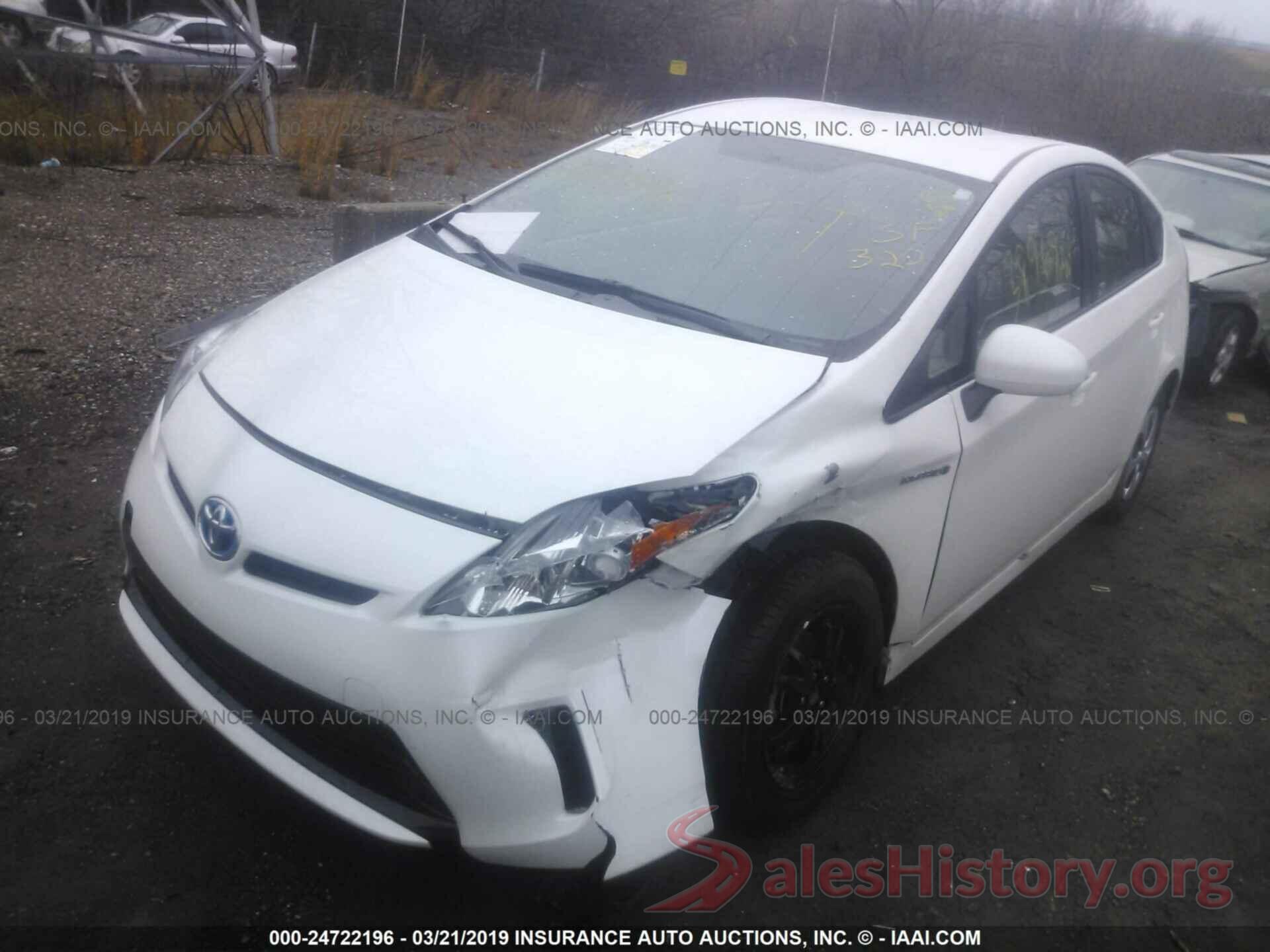 JTDKN3DU0C5453406 2012 TOYOTA PRIUS