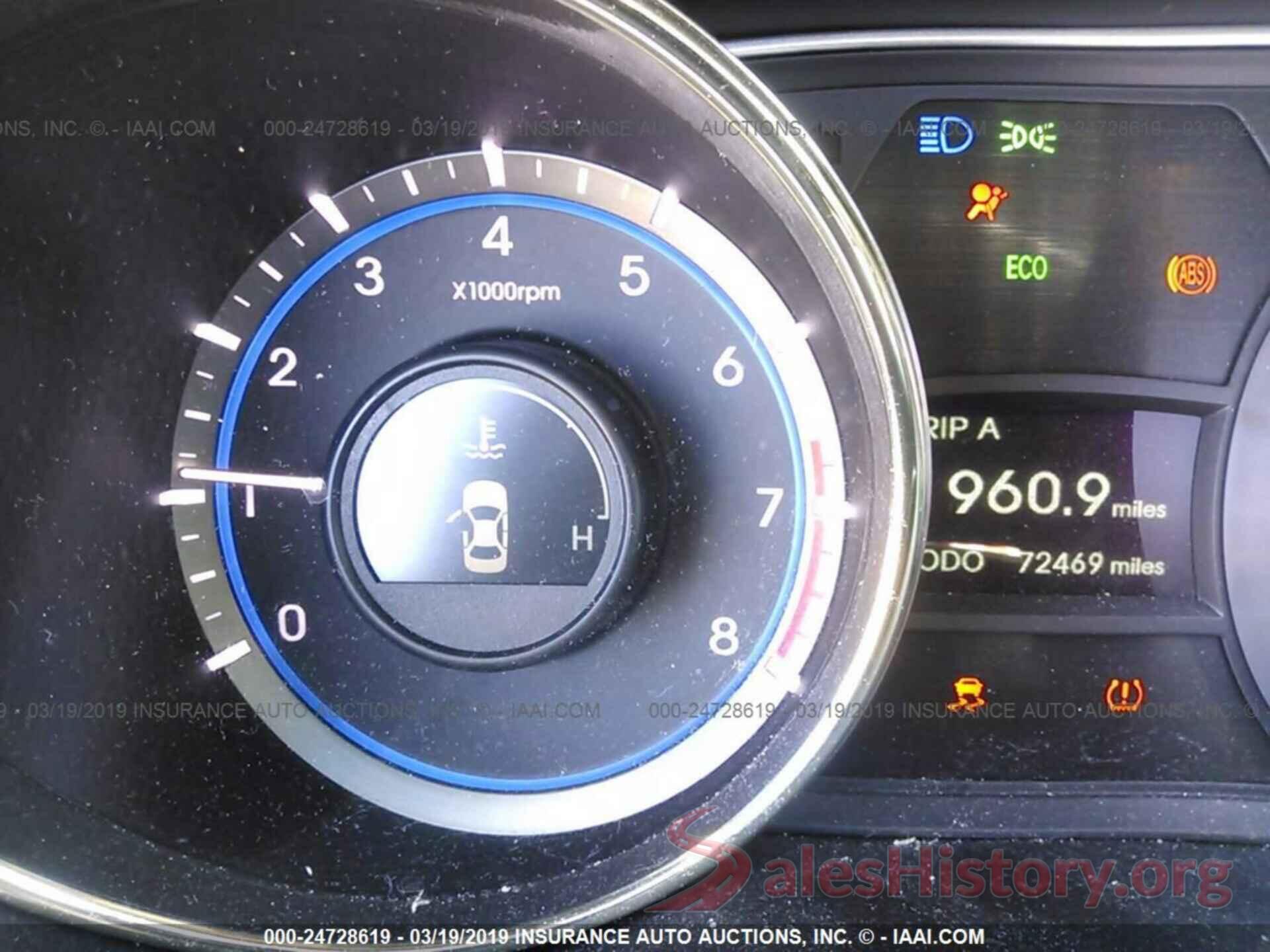 5NPEC4AC7DH509895 2013 HYUNDAI SONATA