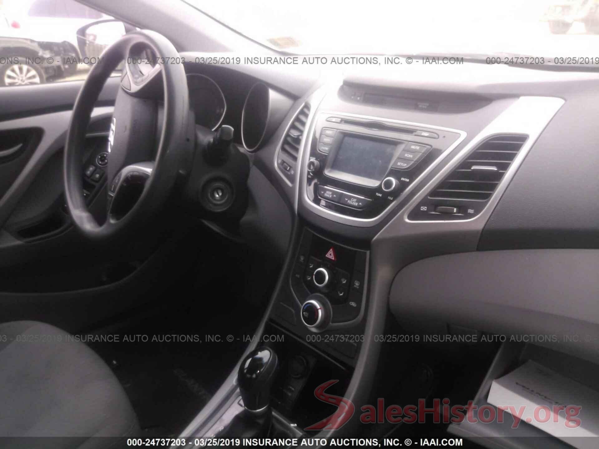 5NPDH4AE6FH583357 2015 HYUNDAI ELANTRA