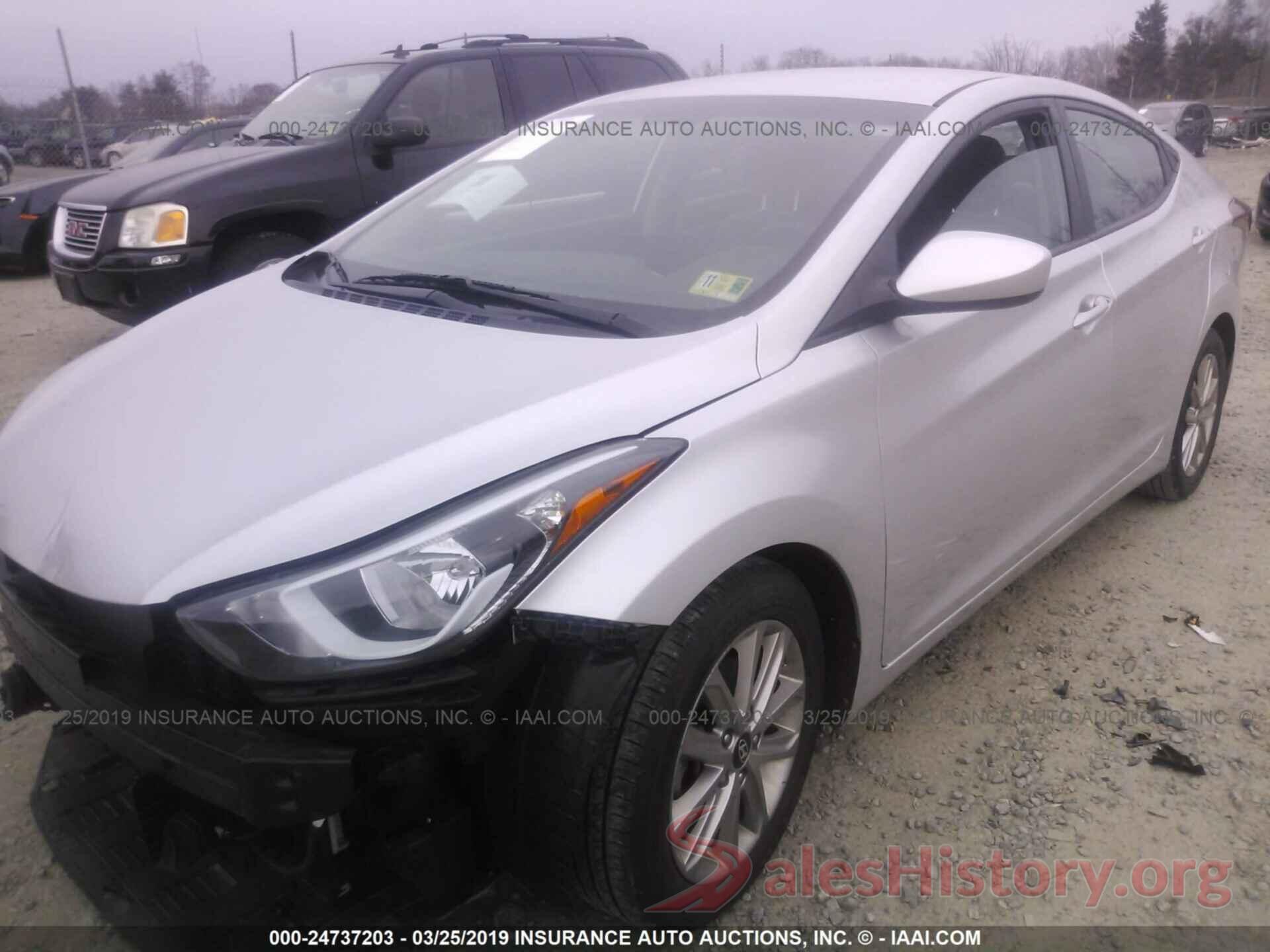 5NPDH4AE6FH583357 2015 HYUNDAI ELANTRA