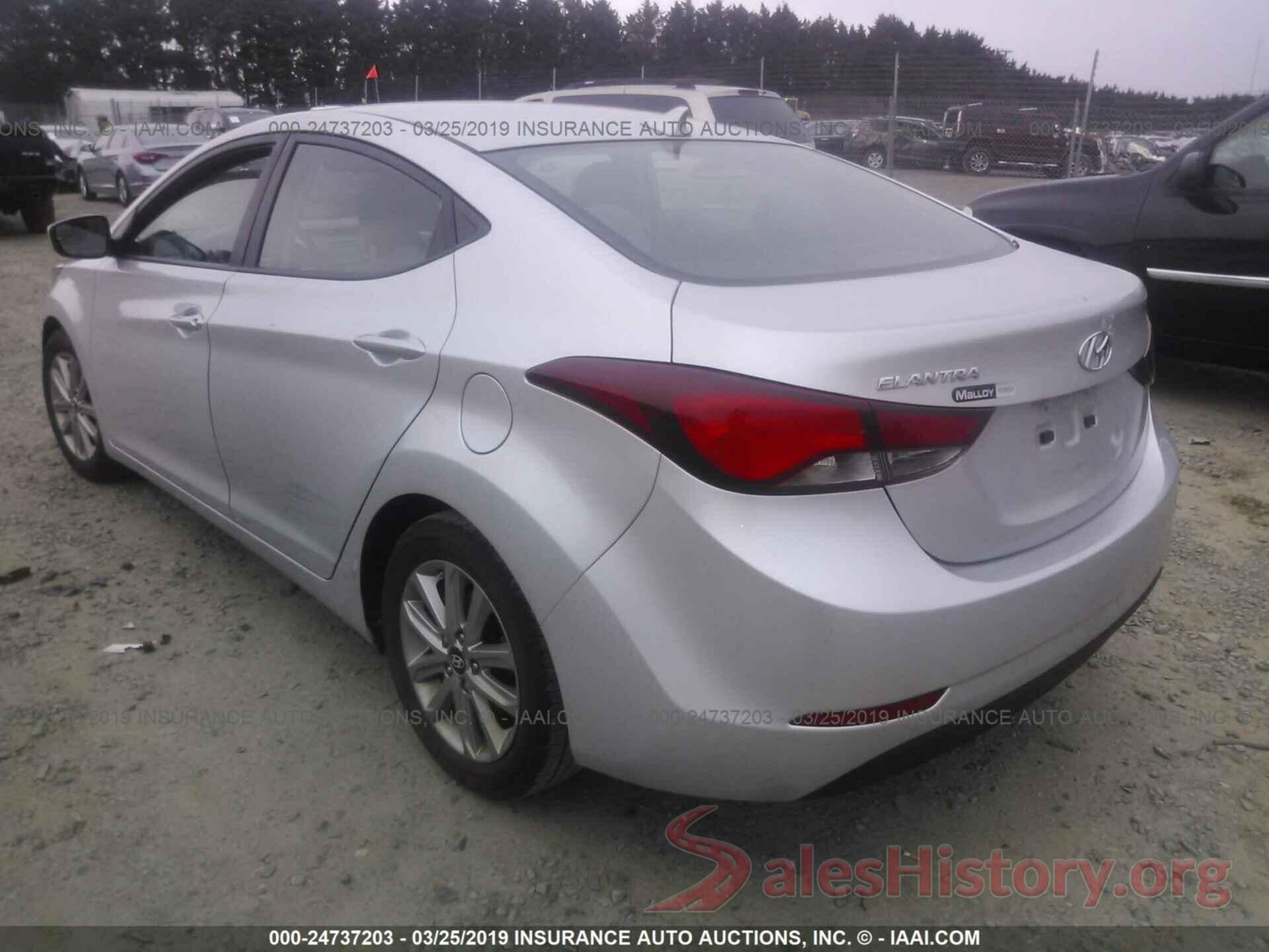 5NPDH4AE6FH583357 2015 HYUNDAI ELANTRA