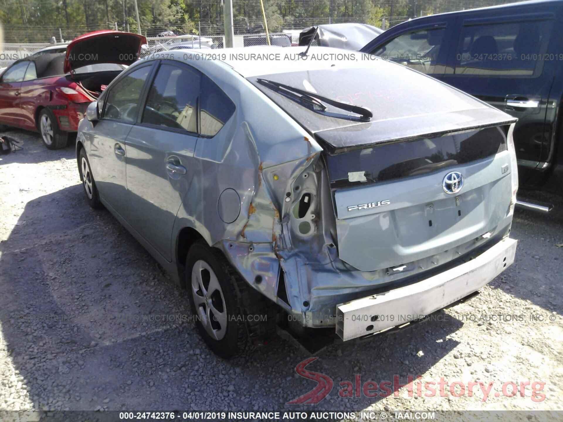 JTDKN3DU3C5476209 2012 TOYOTA PRIUS