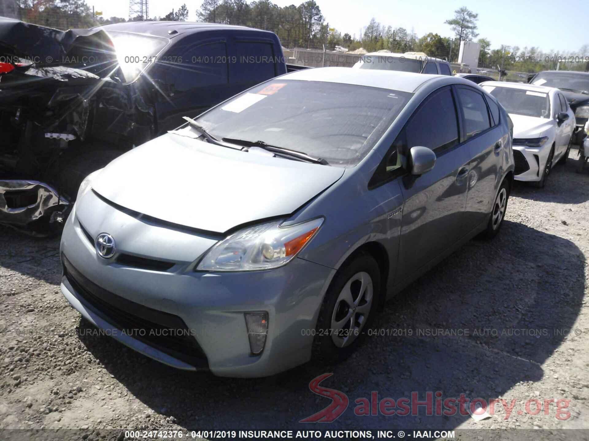 JTDKN3DU3C5476209 2012 TOYOTA PRIUS