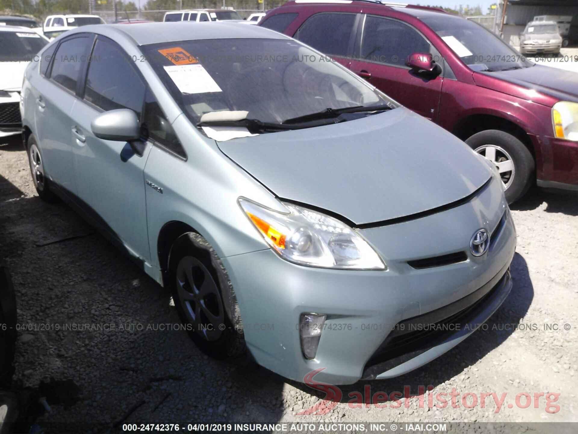 JTDKN3DU3C5476209 2012 TOYOTA PRIUS