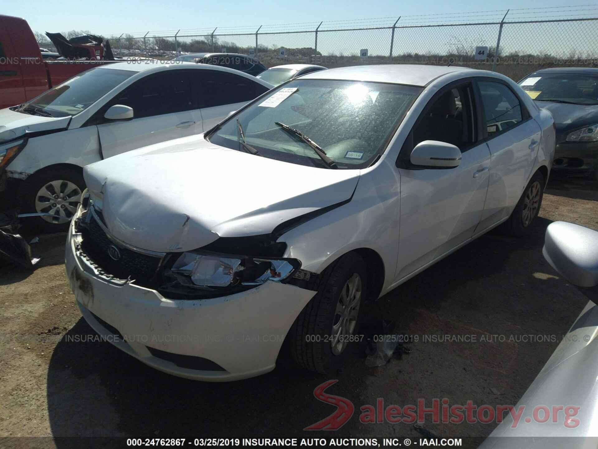 KNAFU4A22B5393525 2011 KIA FORTE