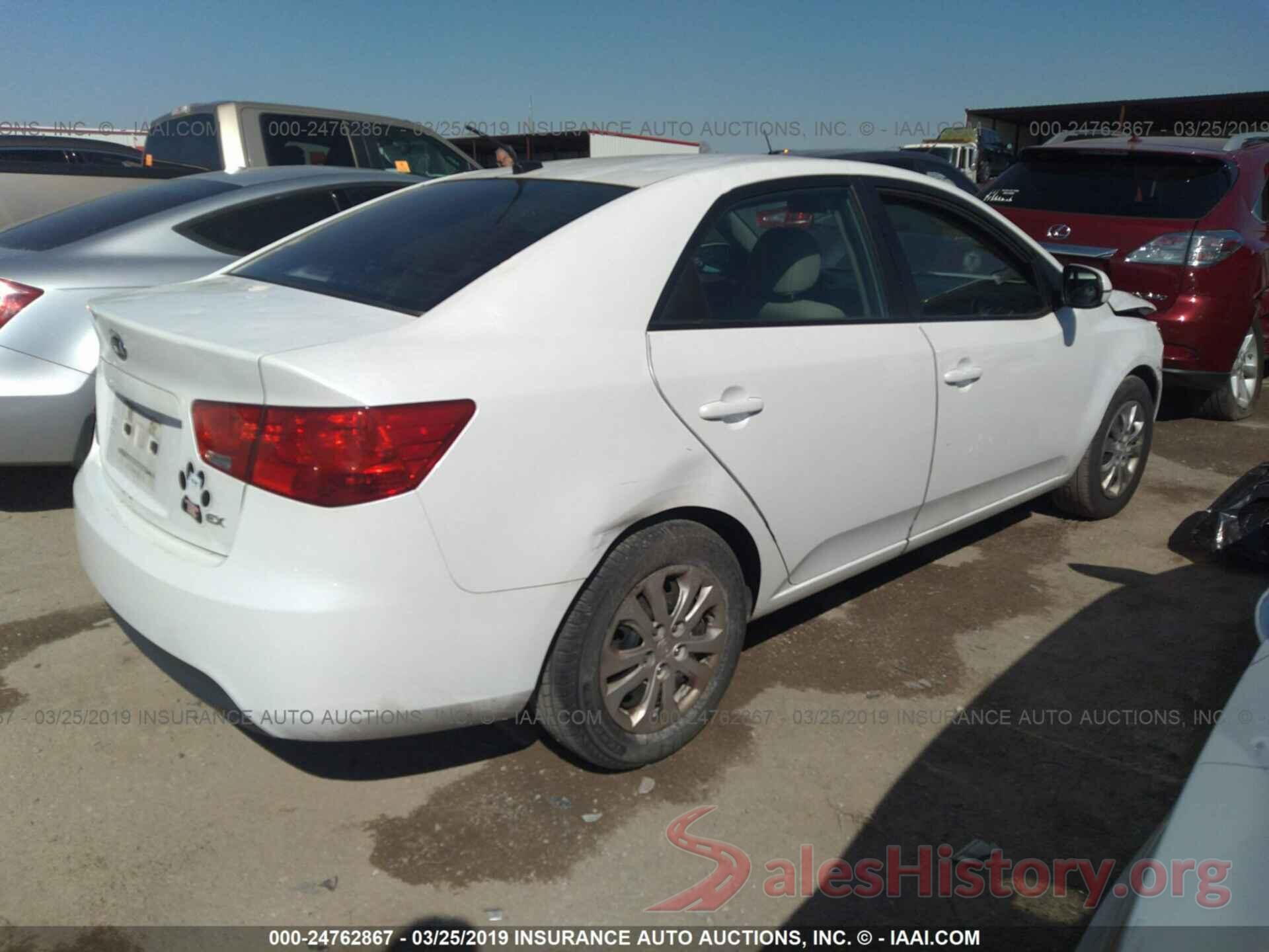 KNAFU4A22B5393525 2011 KIA FORTE