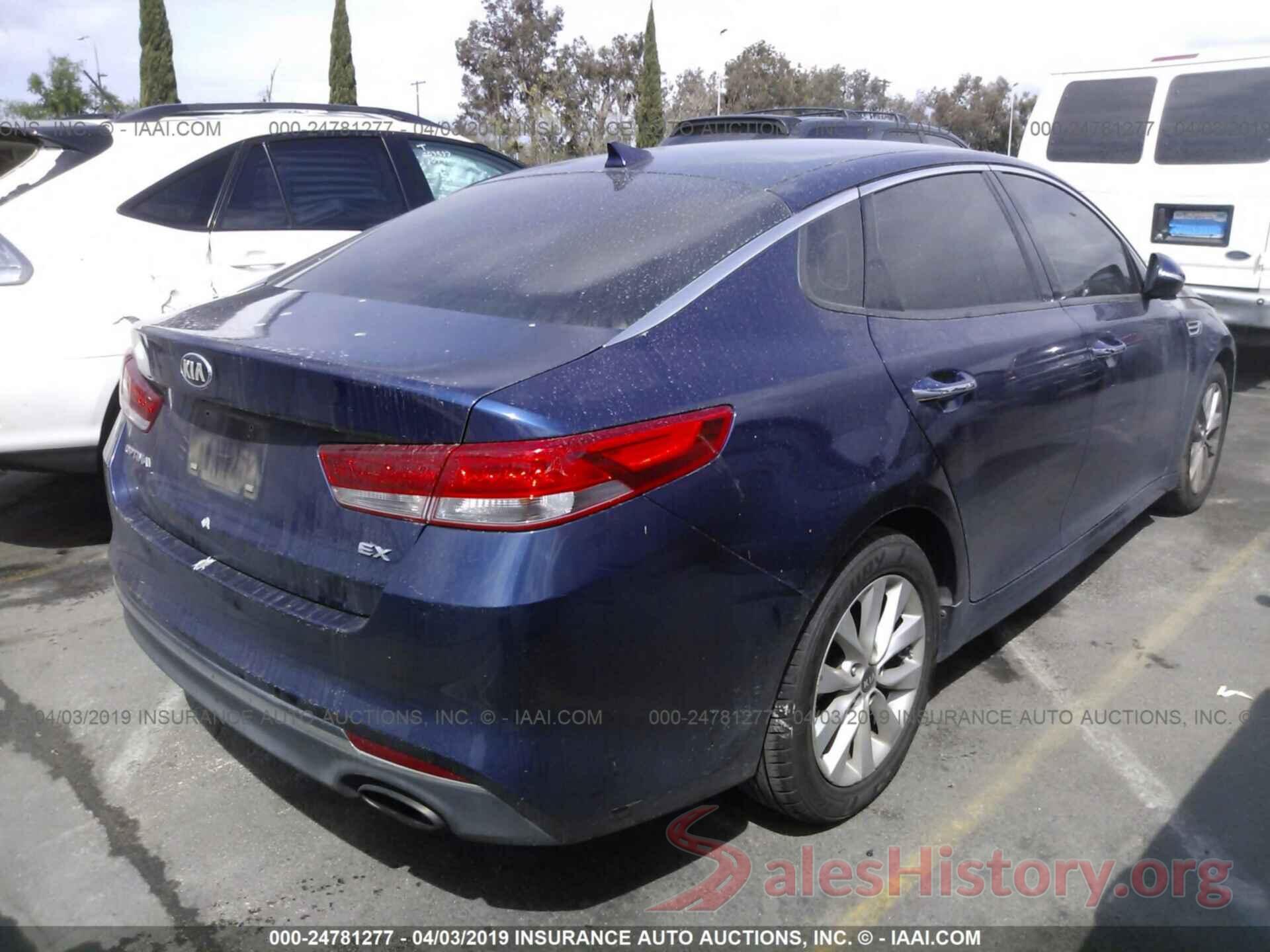 5XXGU4L37GG018410 2016 KIA OPTIMA