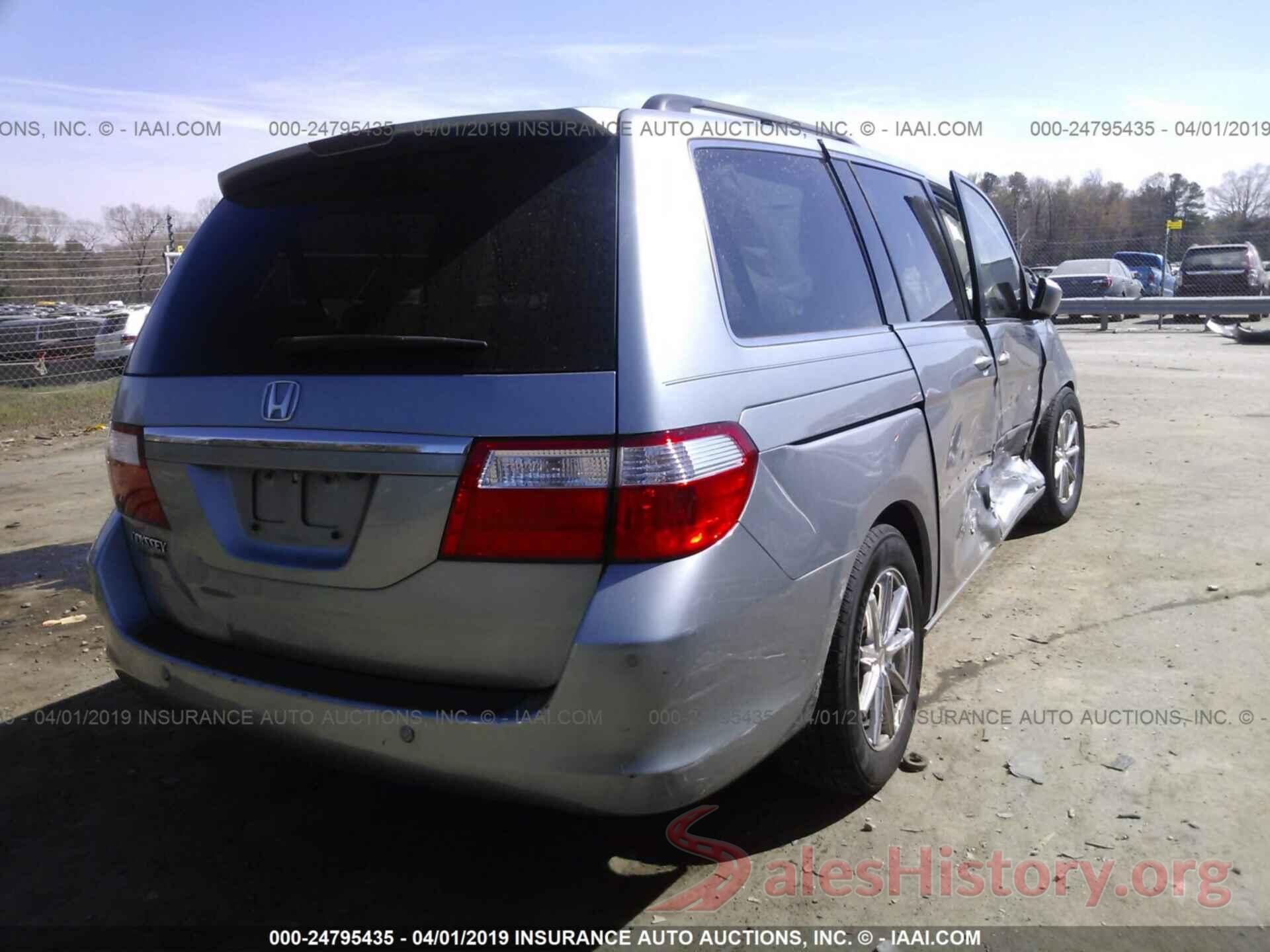 5FNRL388X7B100239 2007 HONDA ODYSSEY