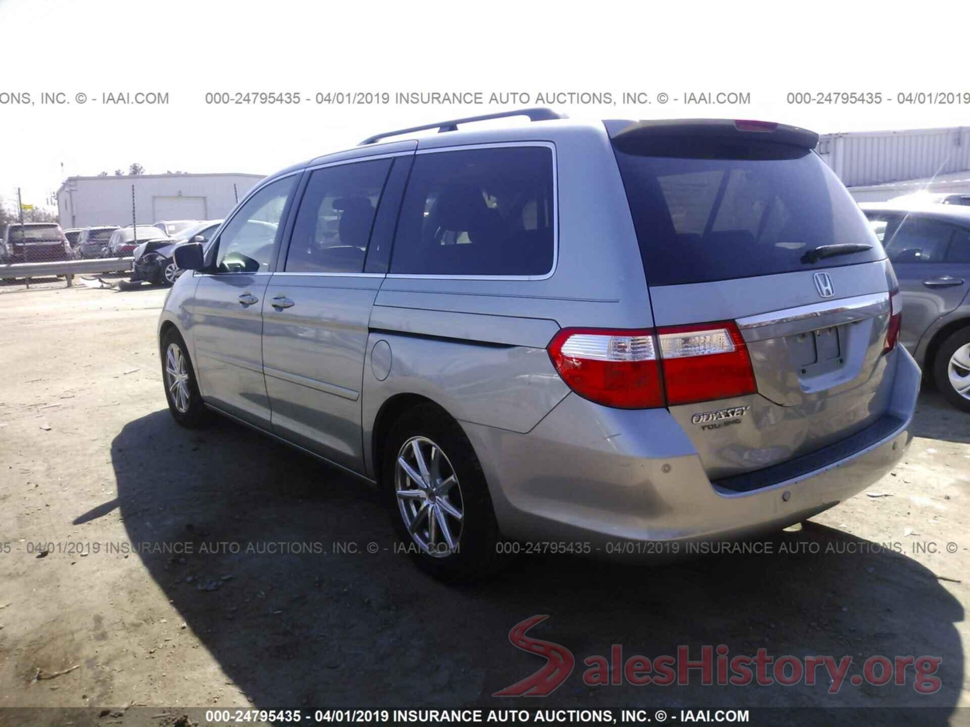 5FNRL388X7B100239 2007 HONDA ODYSSEY