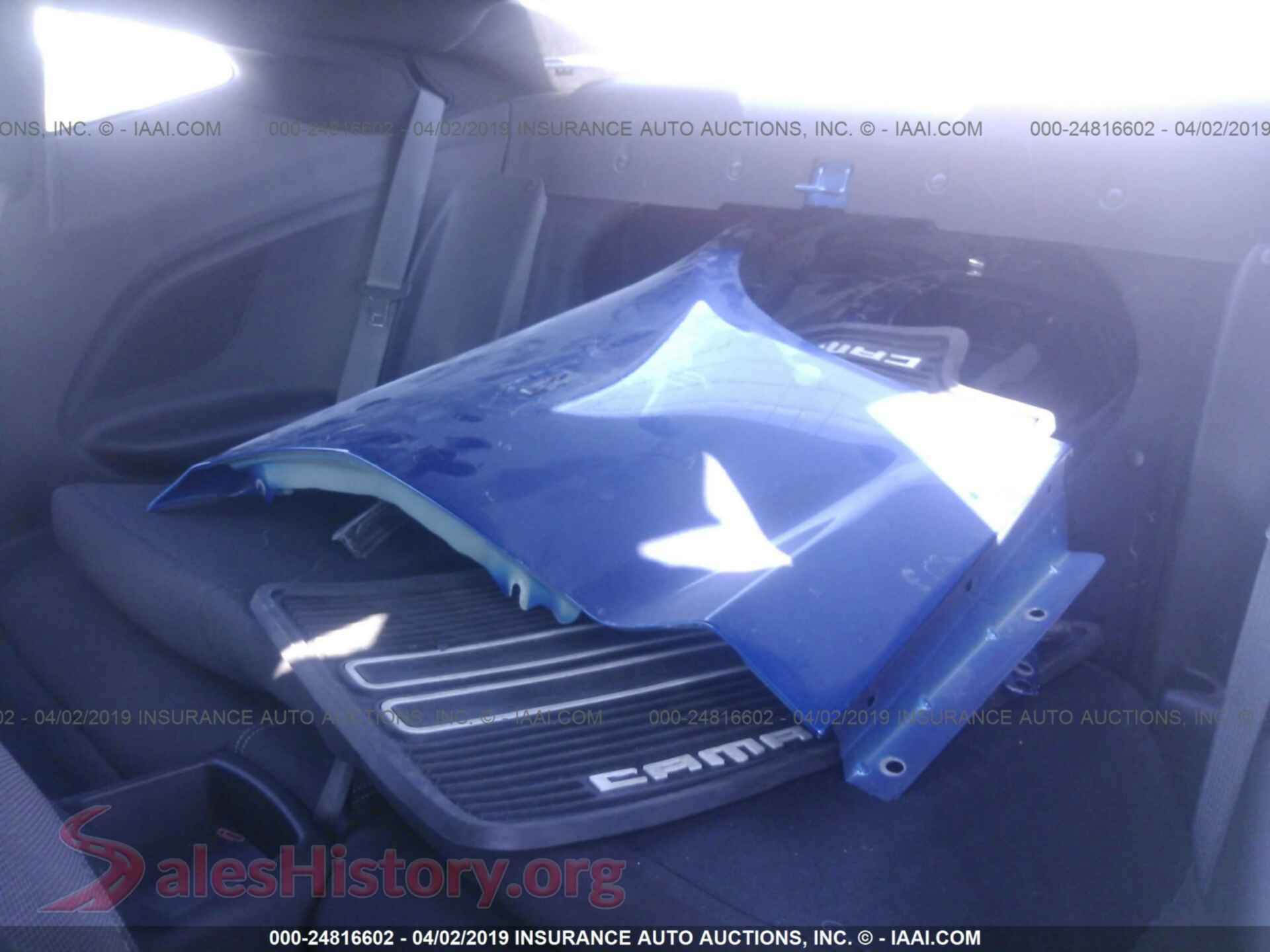2016 CHEVROLET CAMARO VIN 1G1FB1RX9G0164828, front passenger side