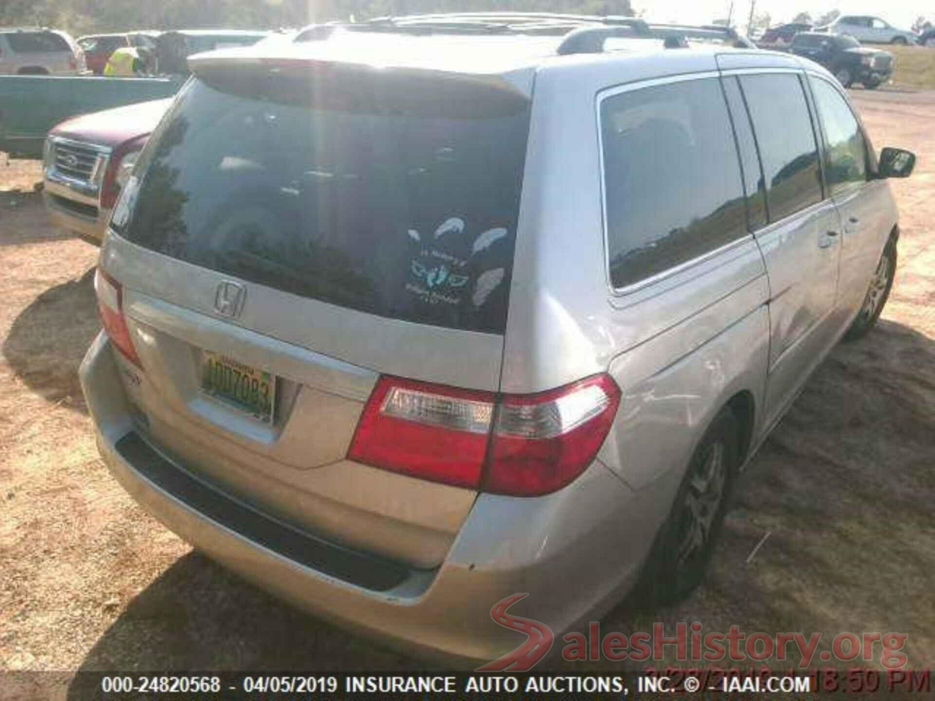 5FNRL38717B444856 2007 HONDA ODYSSEY