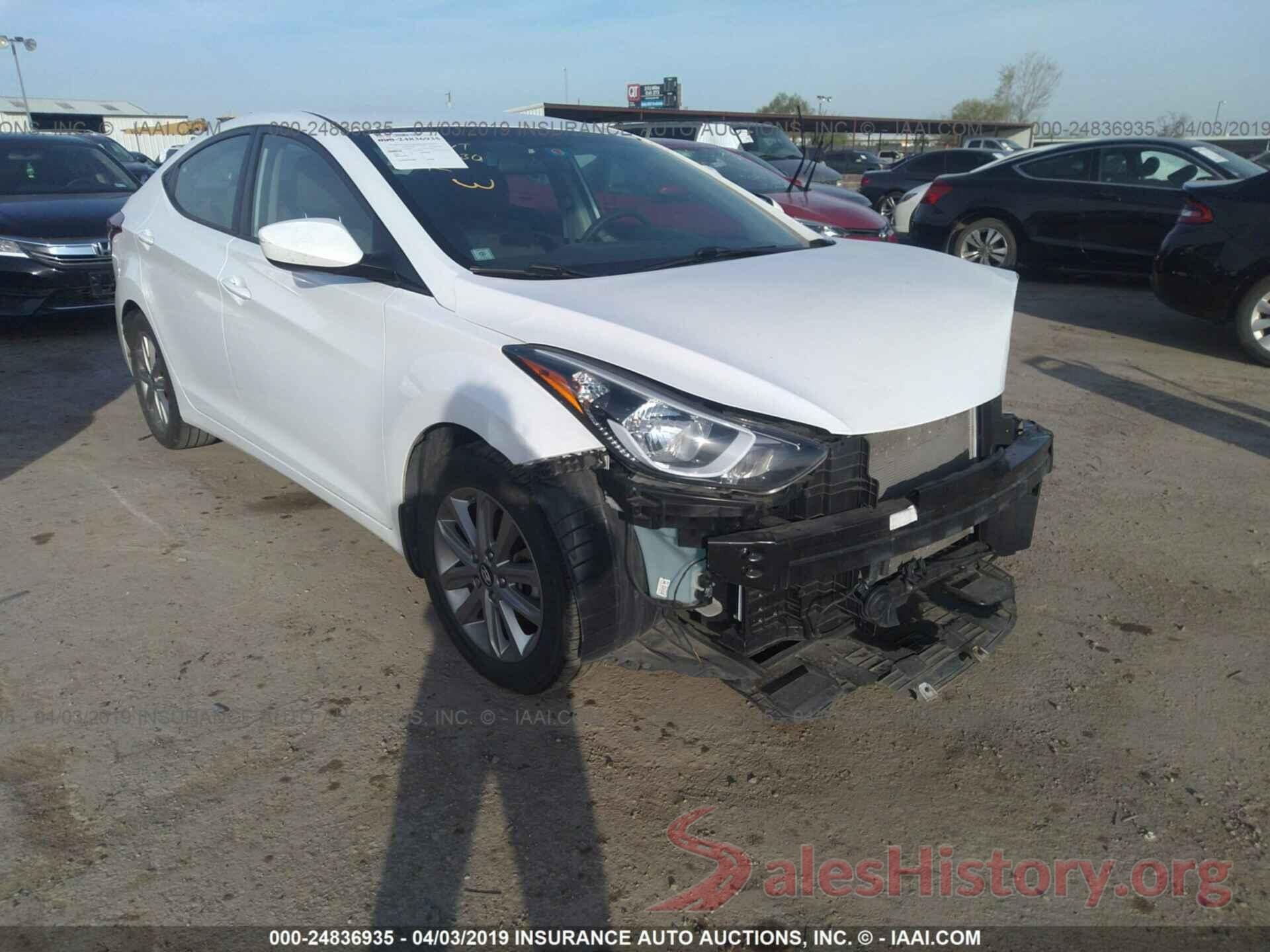 5NPDH4AE0GH654618 2016 HYUNDAI ELANTRA