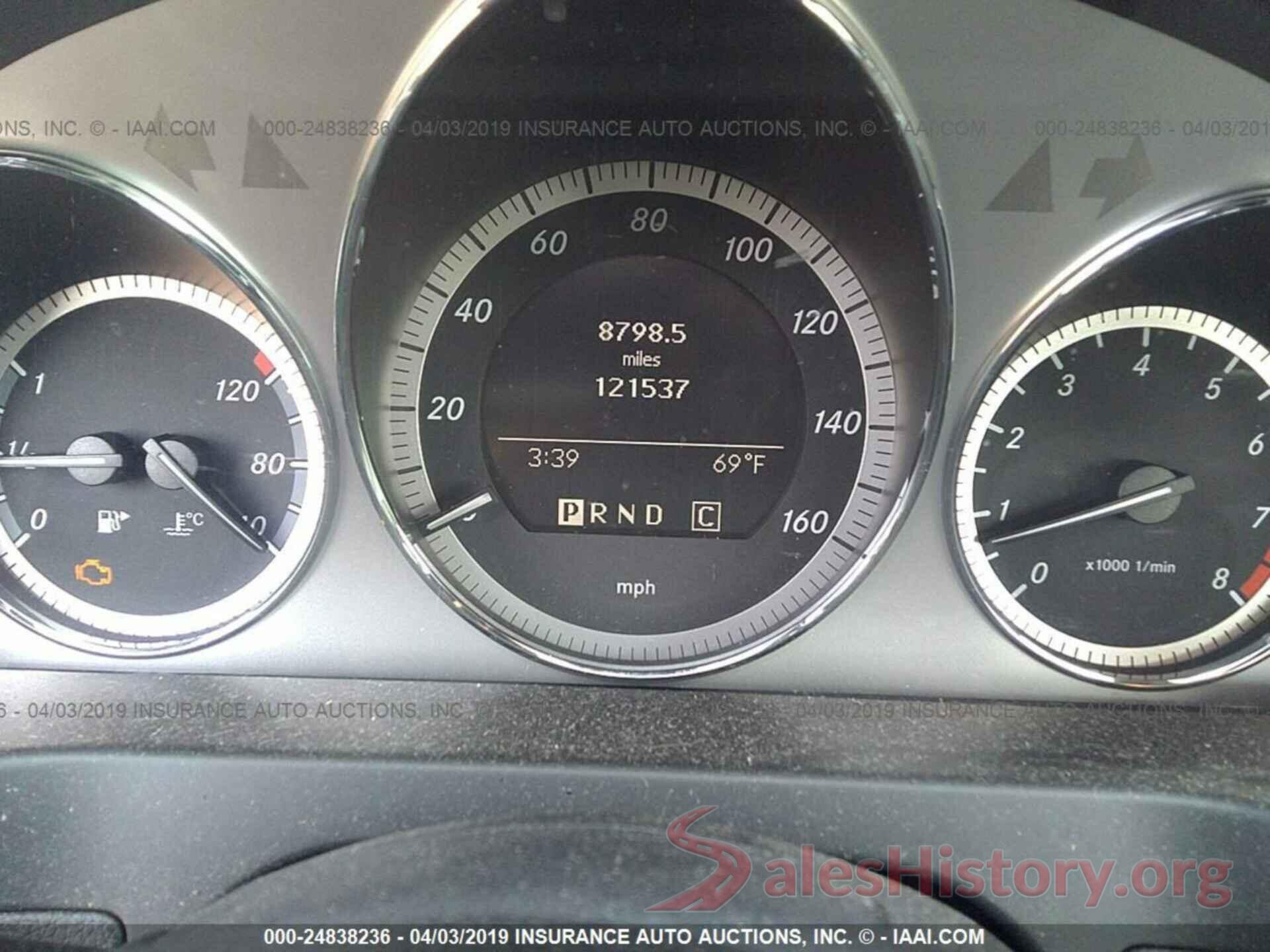 WDDGF8BB6AF367967 2010 MERCEDES-BENZ C