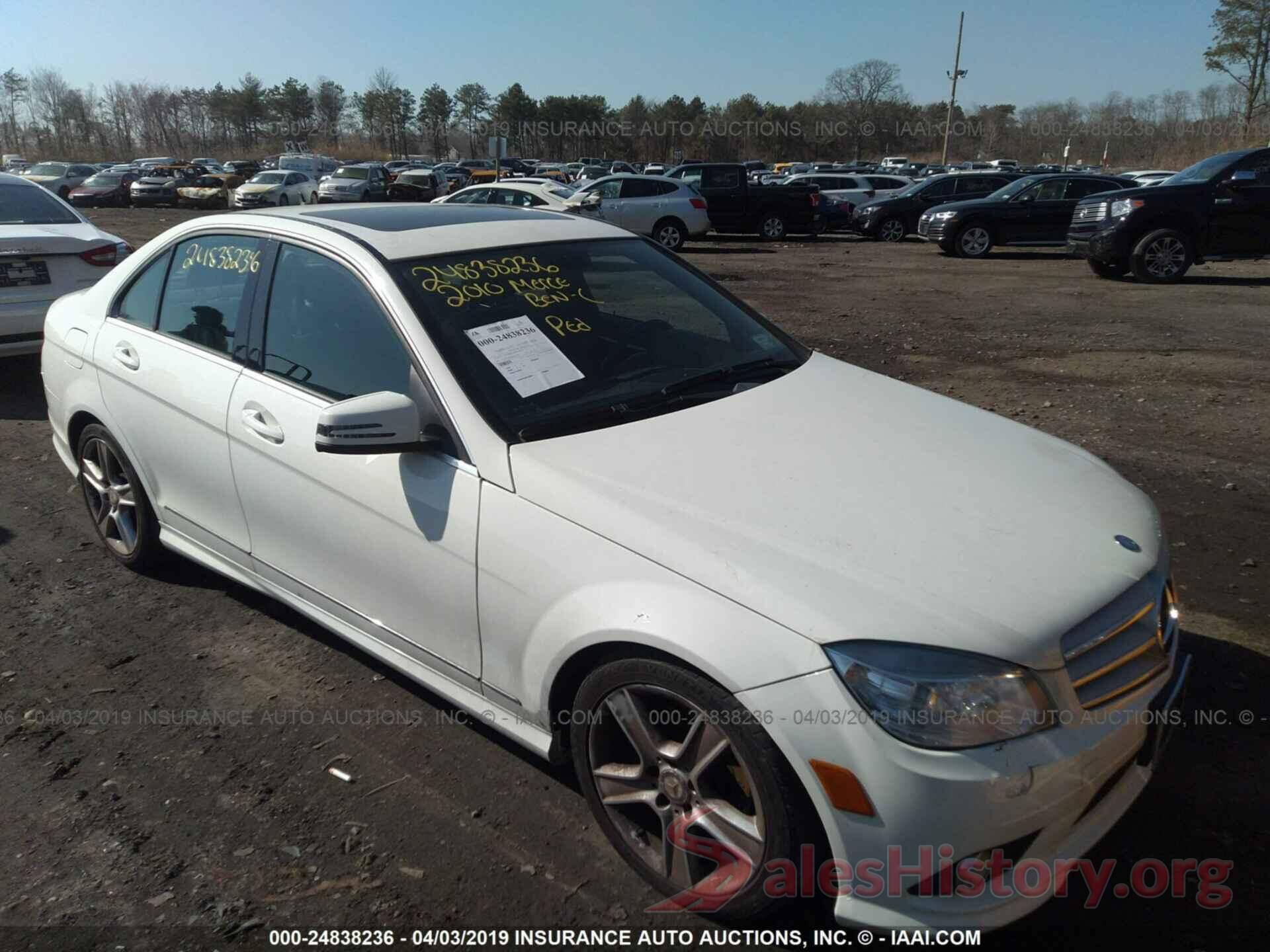 WDDGF8BB6AF367967 2010 MERCEDES-BENZ C