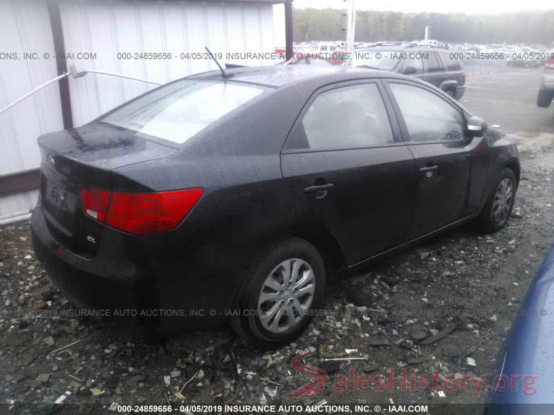 KNAFU4A26A5807596 2010 KIA FORTE