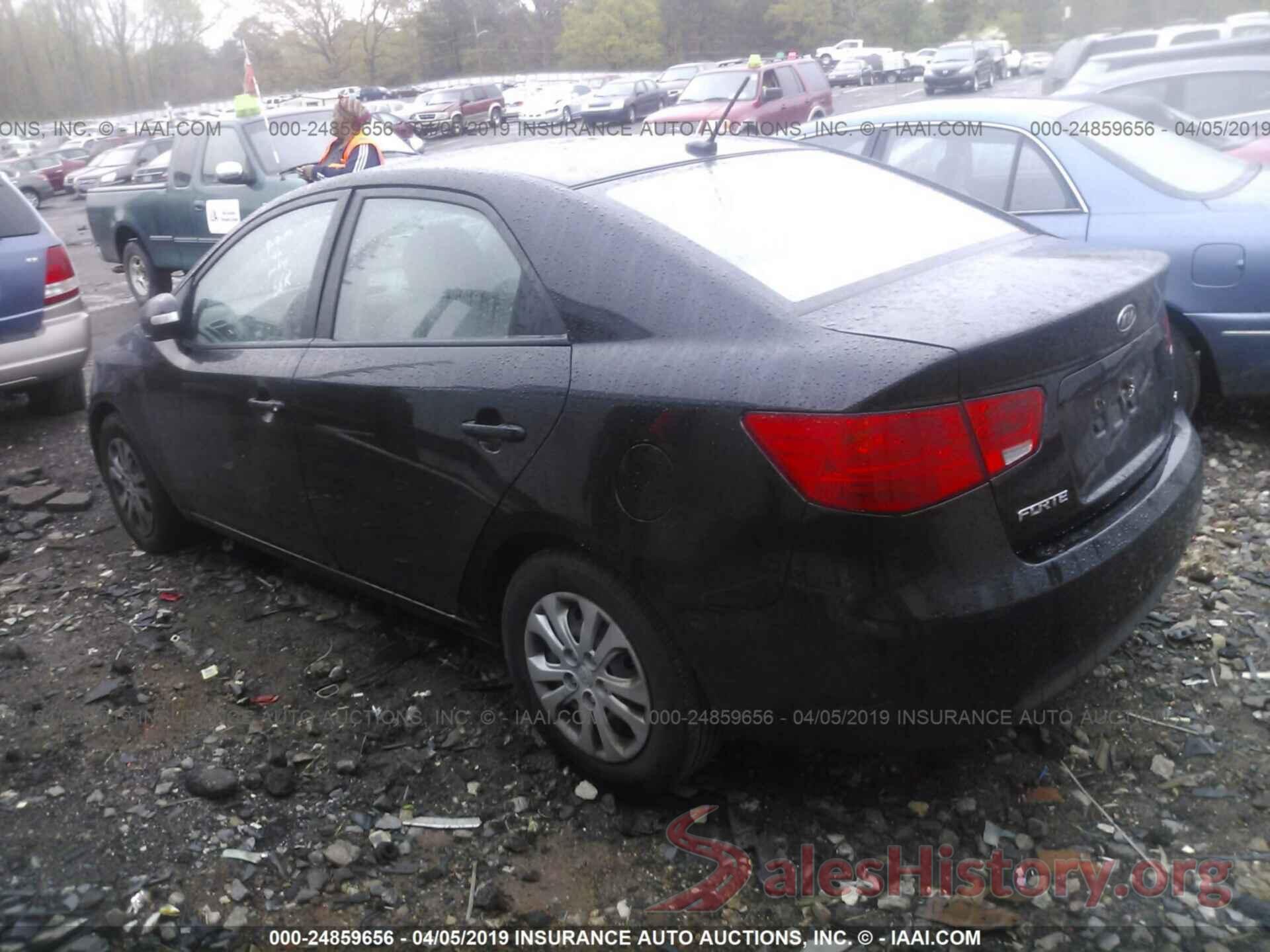 KNAFU4A26A5807596 2010 KIA FORTE