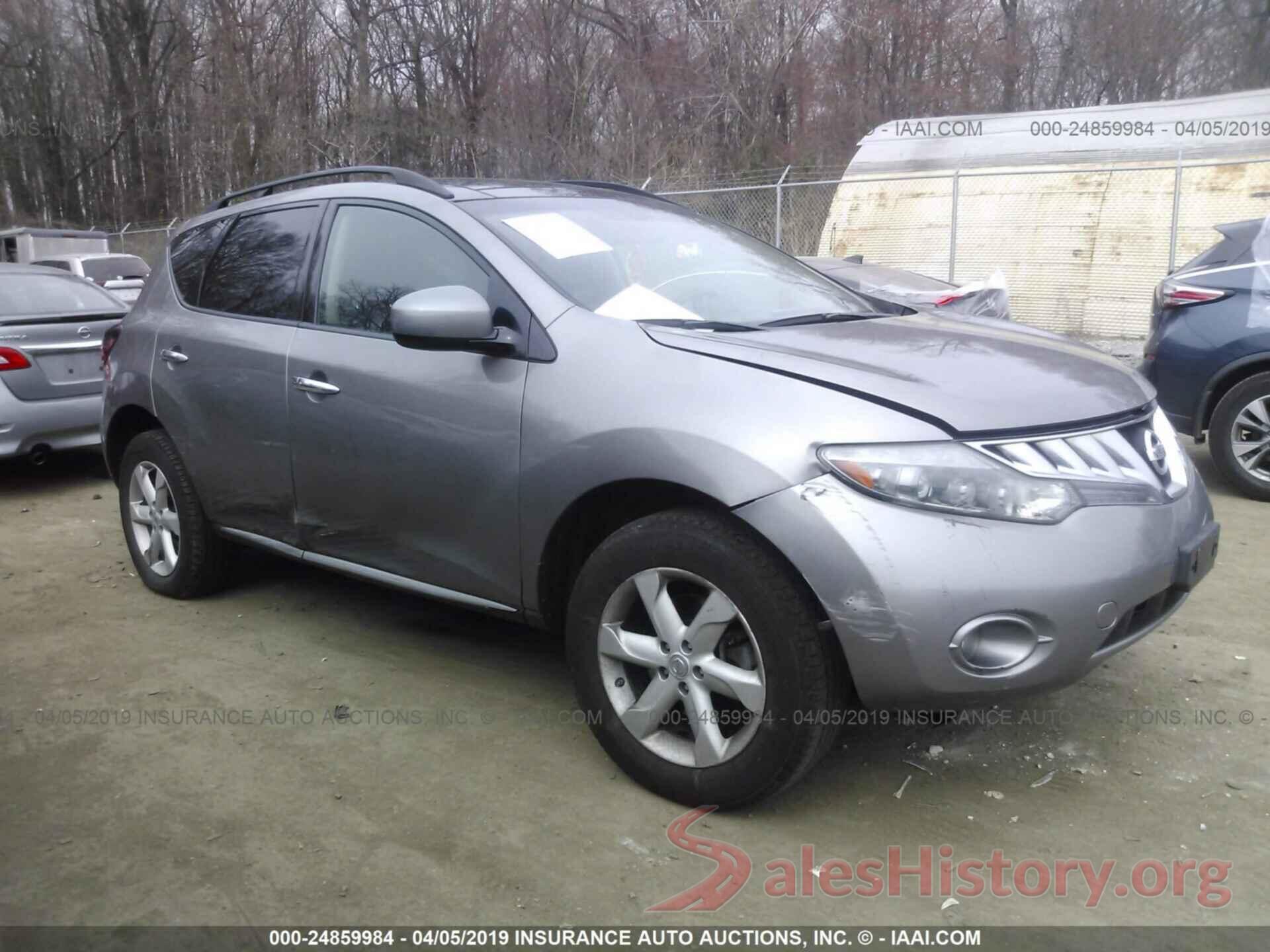 JN8AZ1MW1AW114459 2010 NISSAN MURANO