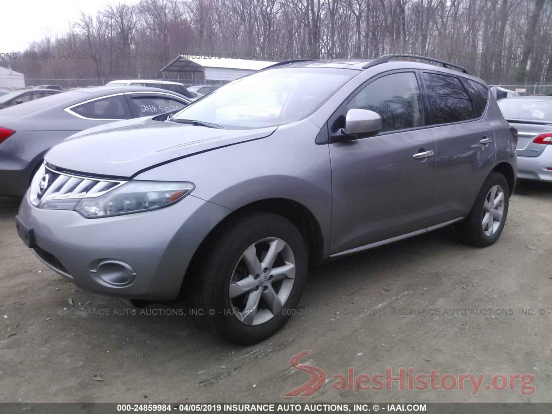 JN8AZ1MW1AW114459 2010 NISSAN MURANO