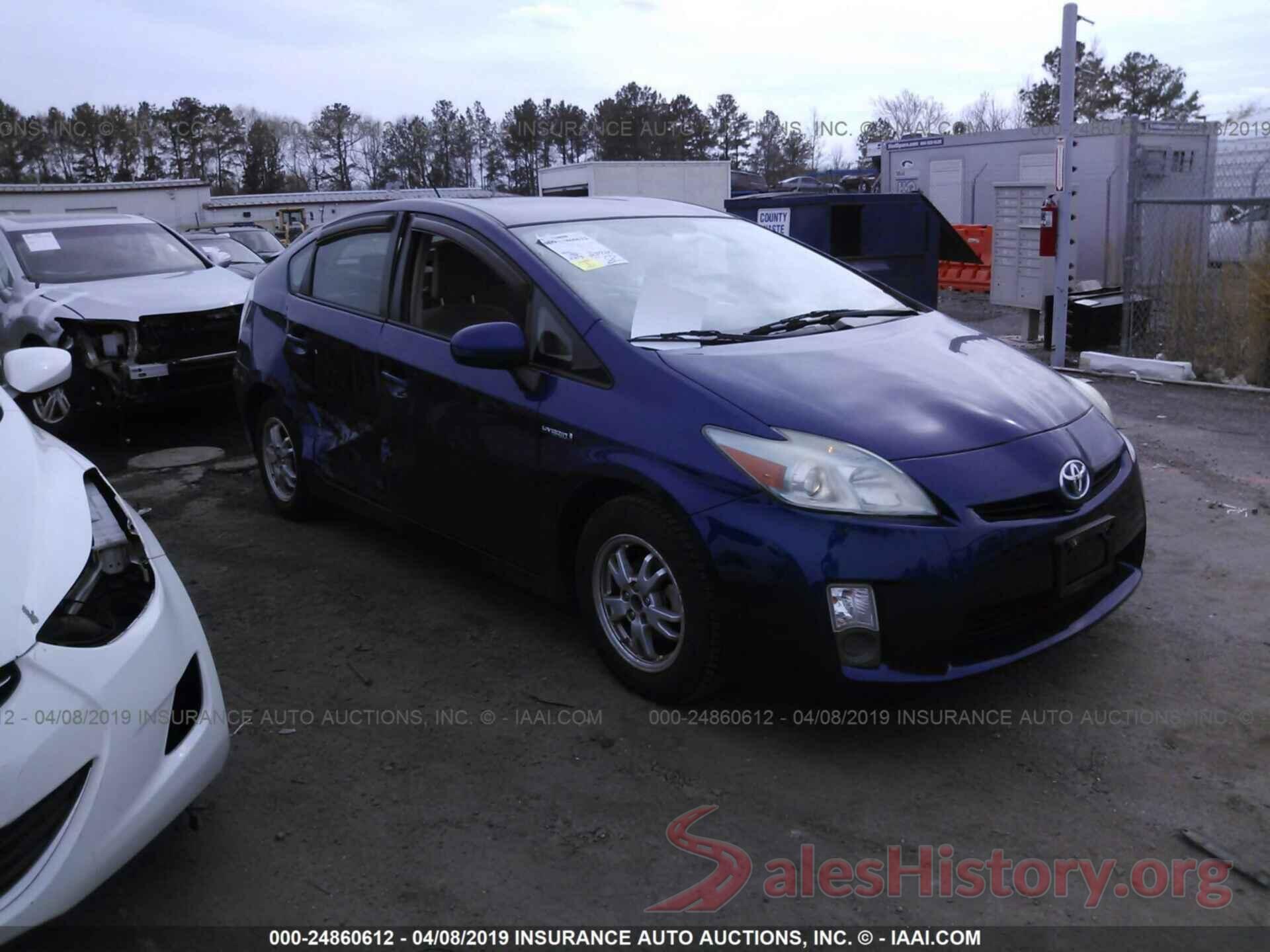 JTDKN3DU2B5292393 2011 TOYOTA PRIUS